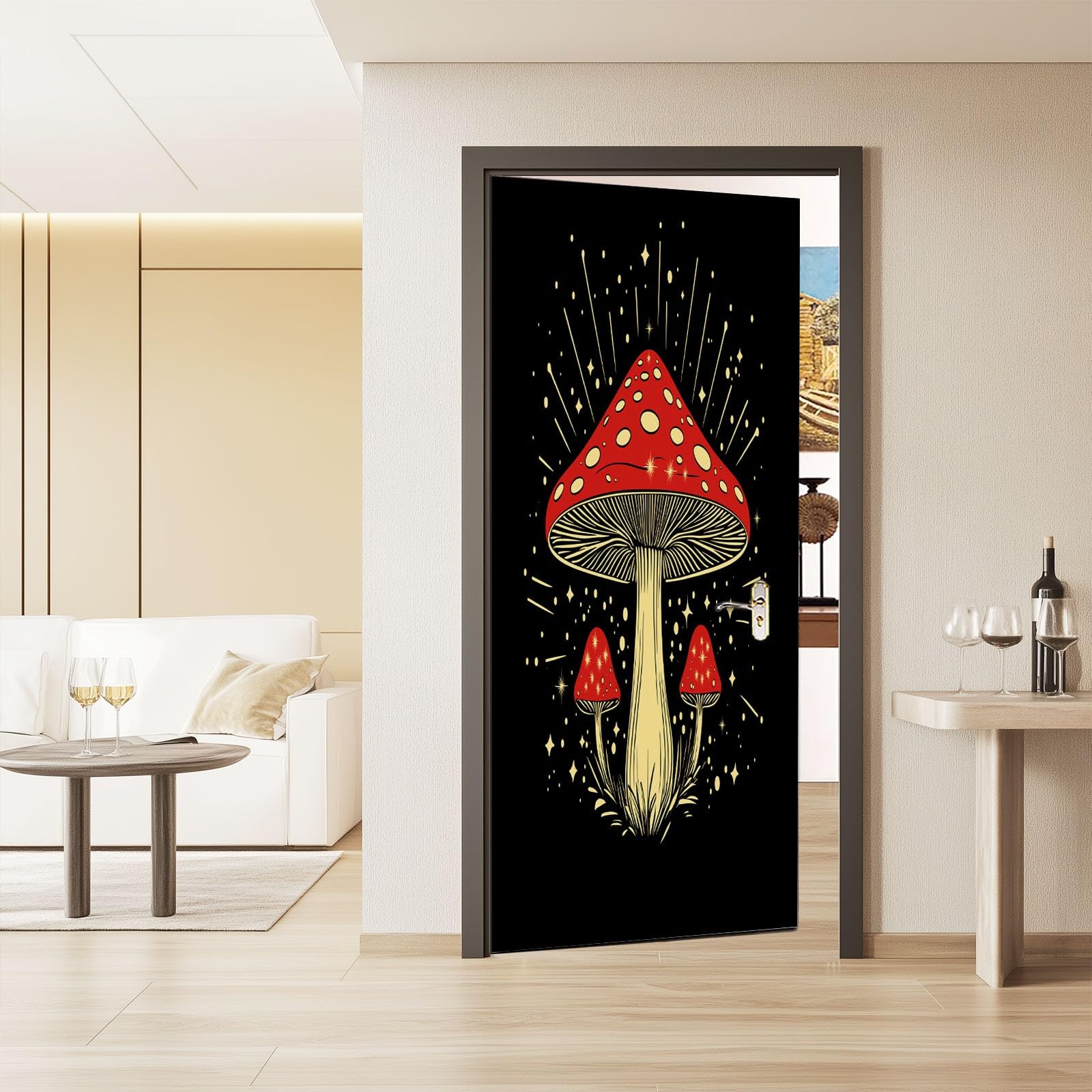 Naklejki ścienne samoprzylepne czarne 85x215 cm do pokoju dziecięcego