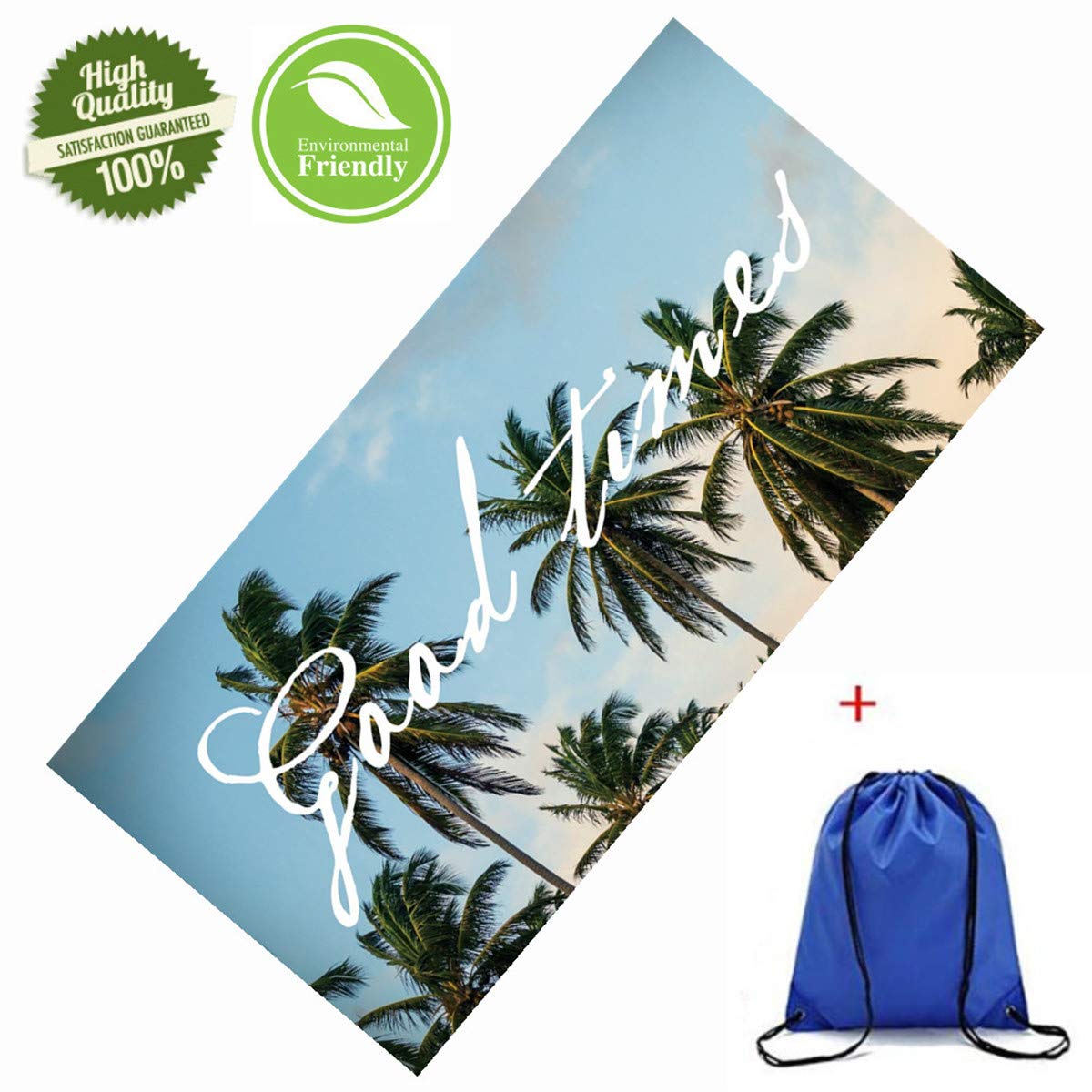 Beach Towel Microfibre Large, Morbuy Rectangular Bath Towel Quick Dry Portable Travel Towel Ultra Absorbent Sports Travel Swimming Gym Yoga Cruise & Camping