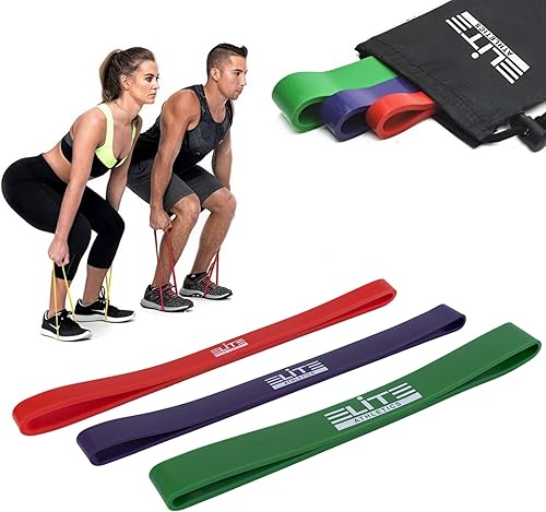 Heavy Thick Resiance Bands Set of 3, Monster Short Bands, Deadlift Band, Glute Activation, Booty Exercise, Hip Band and Dynamic Warm