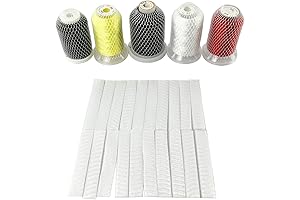 100-Count Thread Net Spool Savers for Embroidery, Sewing, Quilting, and Serger Thread Spools and Cones