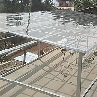 Vista 4 de Clear Acrylic Plastic Safety Sheet for Shed Windows,Polycarbonate Sheets,Clear Roofing Cladding,Glass Replacement,for Greenhouse Canopy Carport