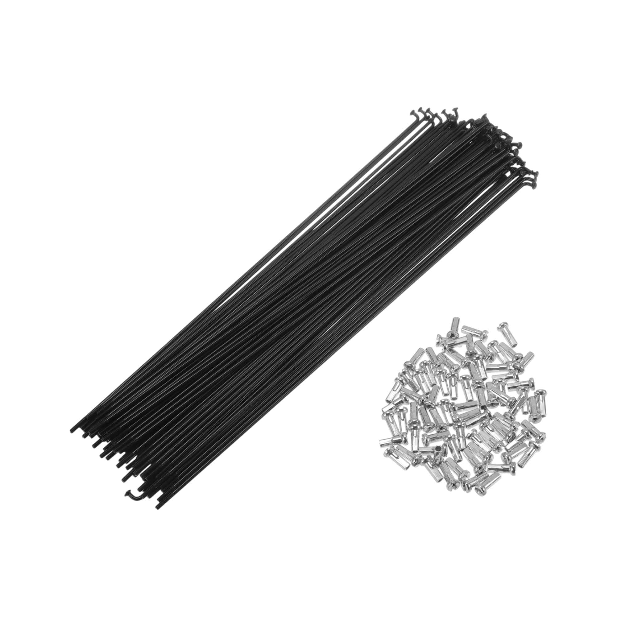 HOPESPANNER 72 Set 14G Bicycle Spoke 243mm Bike Wheel Spoke Carbon Steel Black โ image 1