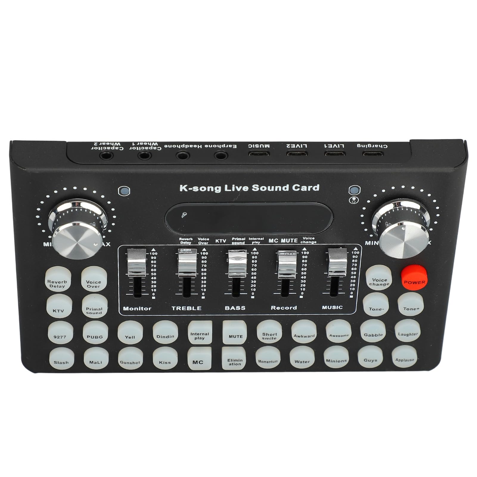 Sound Mixer, 18 Special Effect Buttons Sound Mixing Console for Chatting