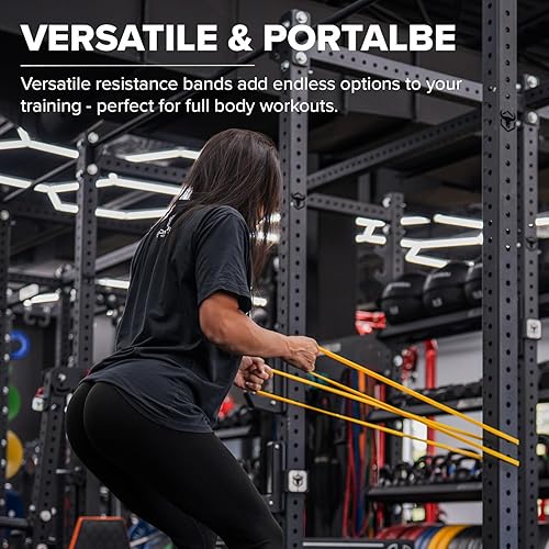 Miniatura 5 de Bandas de dominadas, bandas de resistencia (juego de 5)  Juego de bandas de asistencia para dominadas  Bandas de entrenamiento de ejercicio para