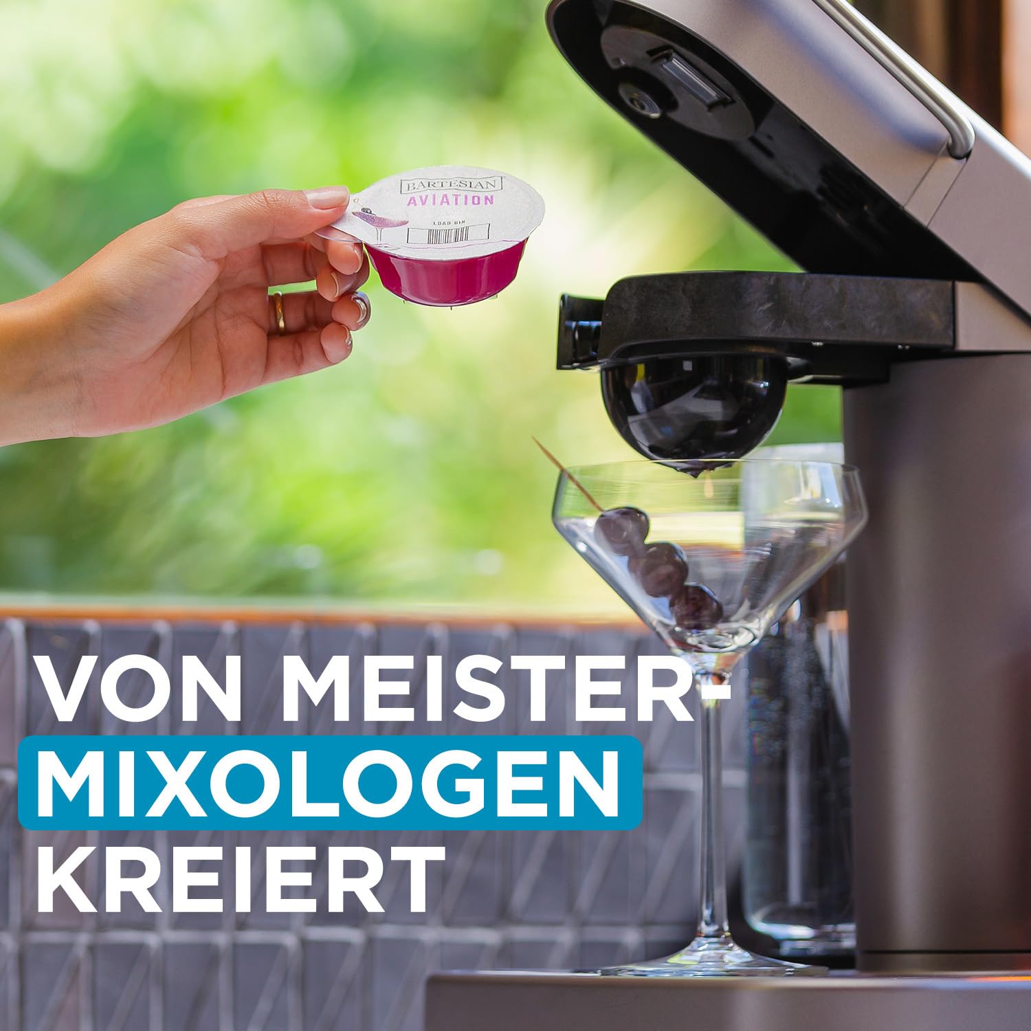 Bartesian Pineapple Margarita Cocktail Mix - Mixer Zutaten für Tequila Cocktail - Getränke Pods für Bartesian Cocktail Maschine - Alkoholfreie Mixer zum Mischen mit Spirituosen - Set mit 8 Kapseln