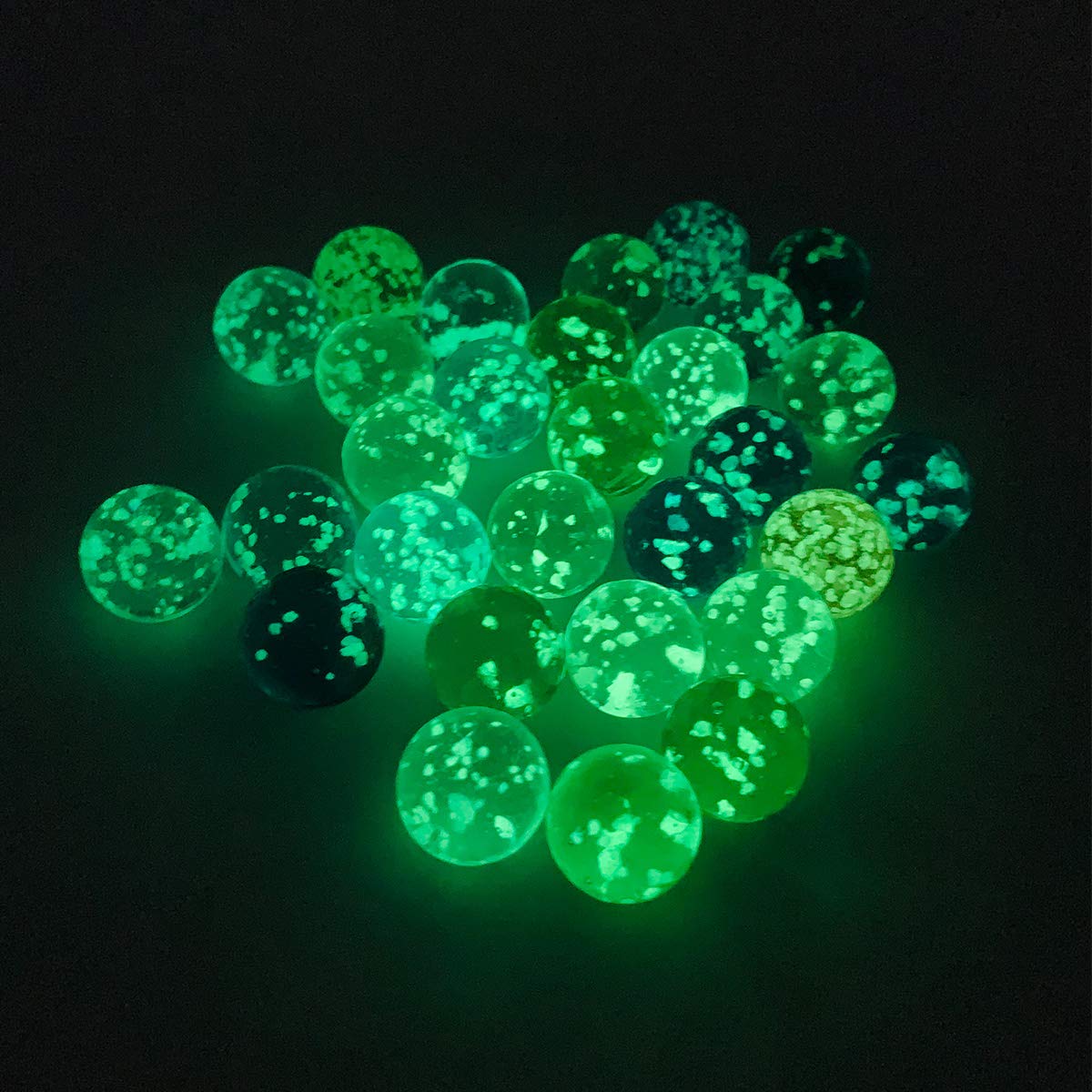 Amazon.com: 30 Marbles Glow in The Drak,is A Cool Glass Marbles,Can Be Used  with Marble Run for Kids(1.6cm/0.63Inch) : Toys & Games