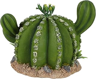 Ipetboom Escalada Animal De Estimação Cacto Réptil Escondendo Caverna Réptil Esconderijo Caverna Artificial Suculento Aquário Refúgio Rocha Suculentas Em Miniatura Plantas Terrário