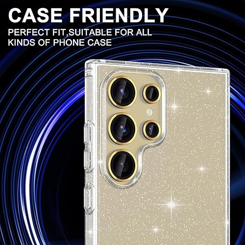 Vista 485 de para Samsung Galaxy Z Flip 7 Protector de Lente de Cámara, Cubierta de Lente de Vidrio Templado con Anillo de Metal Individual, [Fuerte Adhesión] 1