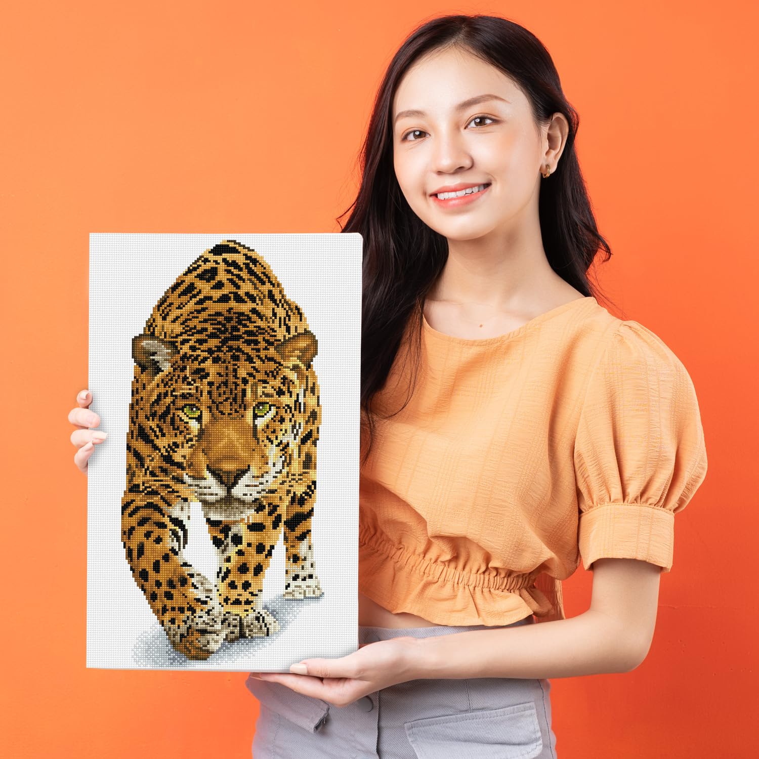 Diamond Dotz Jaguar Painting Kit - Sparkle & Shine -3 Diamond Dotz Jaguar Painting Kit - Sparkle & Shine -3