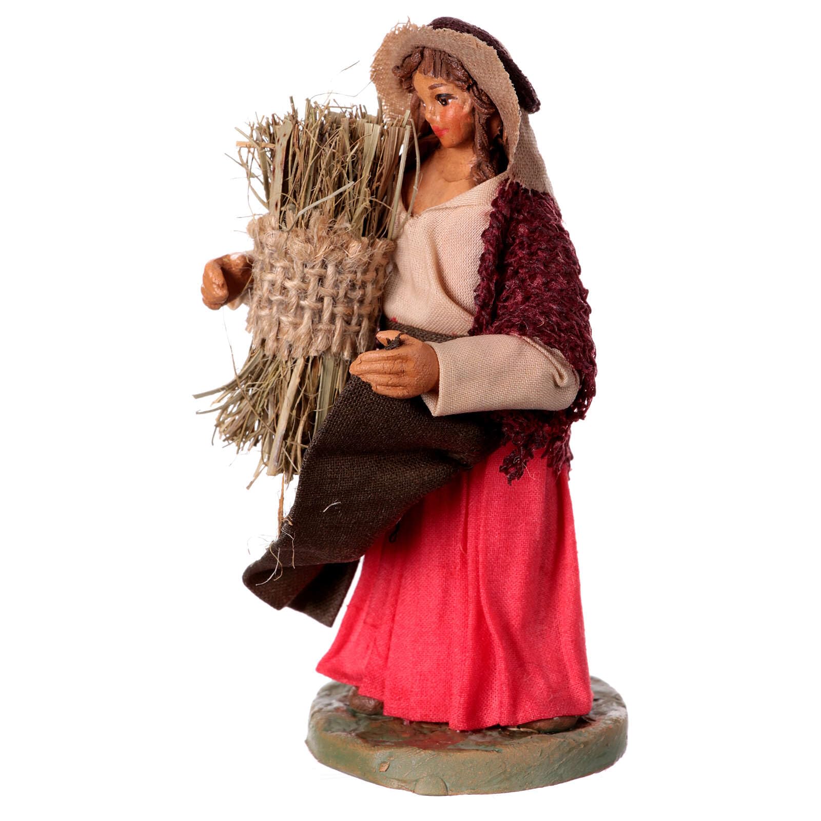 Holyart Presepe Napoletano: Mietitrice 10 cm presepe napoletano