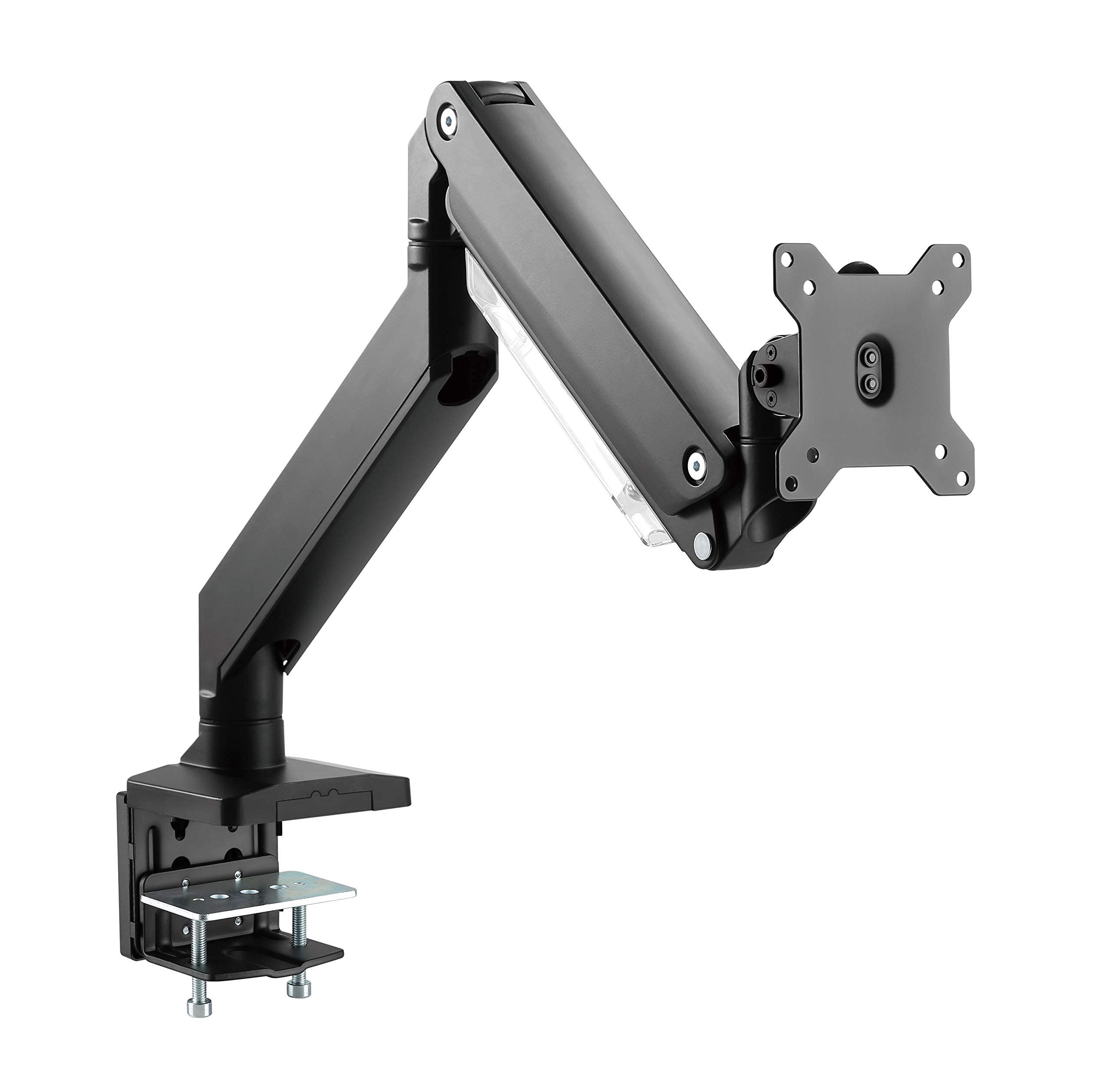 HALTERUNGSPROFI Support avec ressort à gaz Extra fort pour moniteurs LED et LCD jusqu'à 35 pouces 15kg VESA 75x75 100x100 OFFICE-GS512A