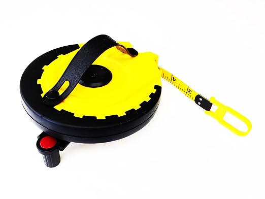 Cinta Métrica 30m / 100ft Fibra de Vidrio Retráctil miniatura 2