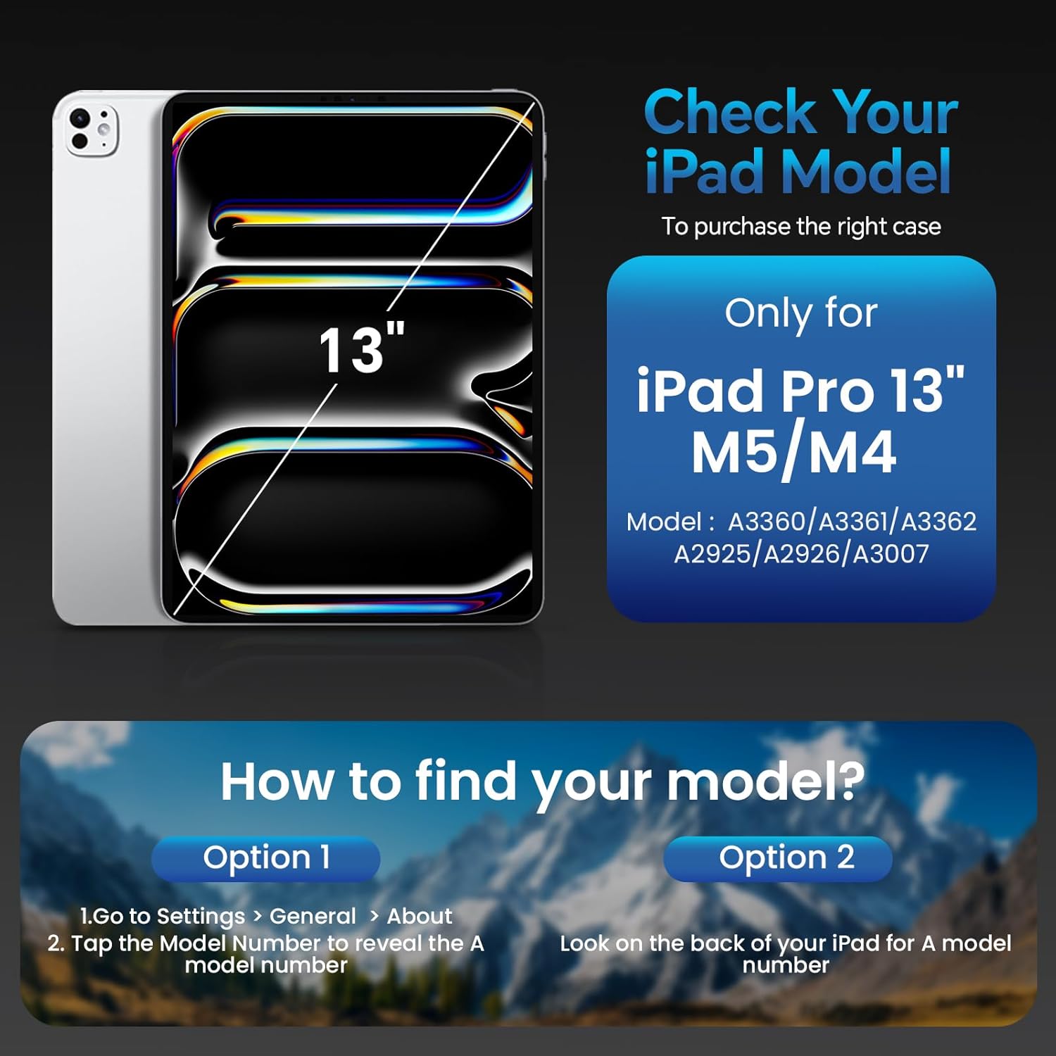 Handcrafted Case for iPad Pro 13 Inch M5 2025/M4 2024 with Pencil Holder & Hand Strap & Pocket,Auto Sleep/Wake,Magnetic Closure,Multi Angles Stand Cover,Protective Folio PU Leather,Light Blue