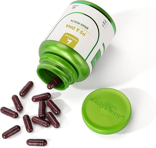 Miniatura 6 de 2 botellas de L-treonato de magnesio -100 mg, DHA-100 mg, fosfatidilserina-40 mg, suplementos de complejo de magnesio para la salud cerebral de los