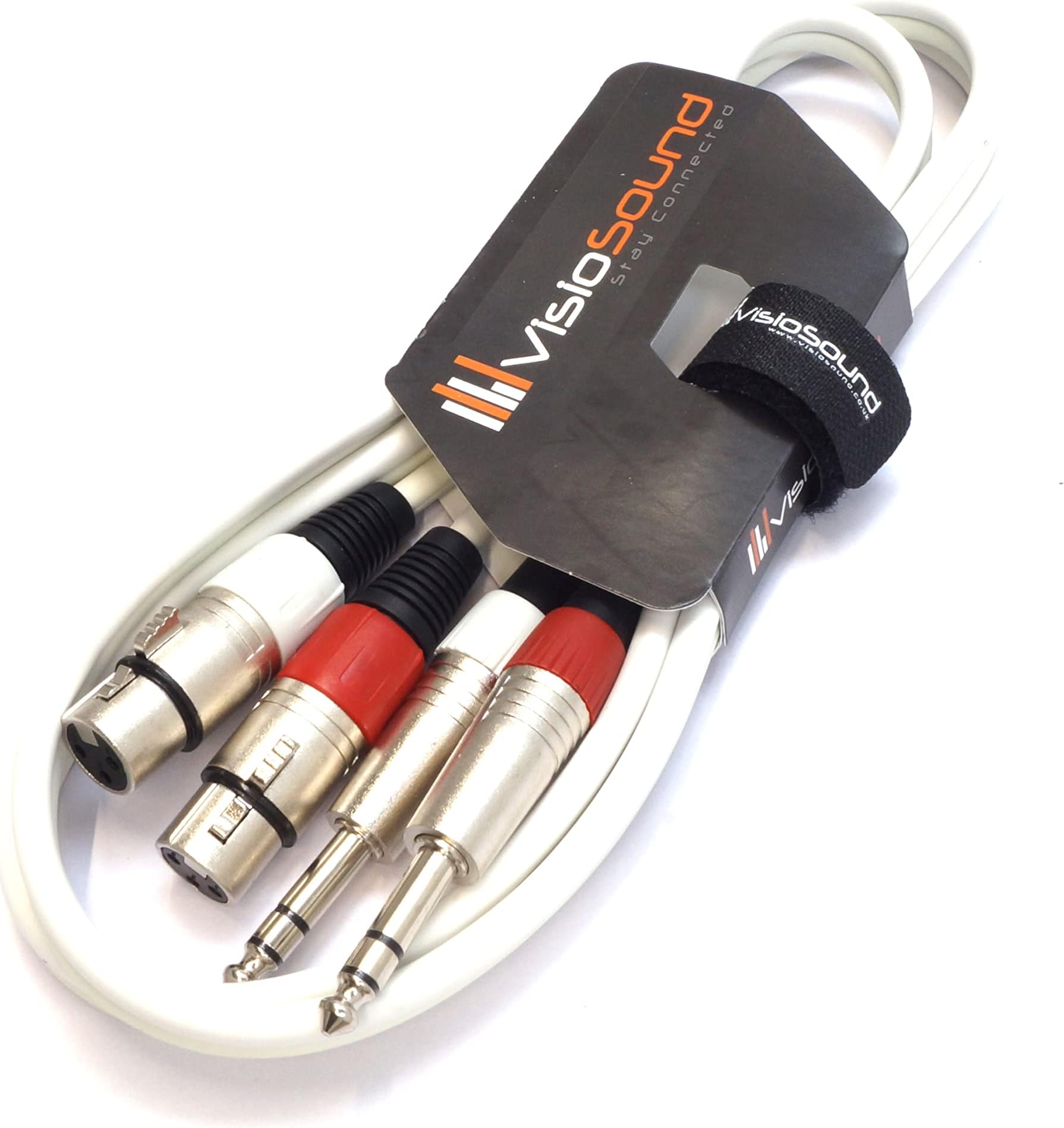 2 X 3.5mm MONO Mini Plug To 6.35mm 1/4" Female Socket Headphone Guitar Adapter - Foto 5