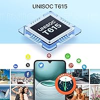 Vista 8 de UMIDIGI G100 Teléfono celular desbloqueado Android 14, pantalla HD+ de 6.9" a 120Hz, Octa-core 16GB + 256GB Expand 1TB, GPS, teléfono inteligente
