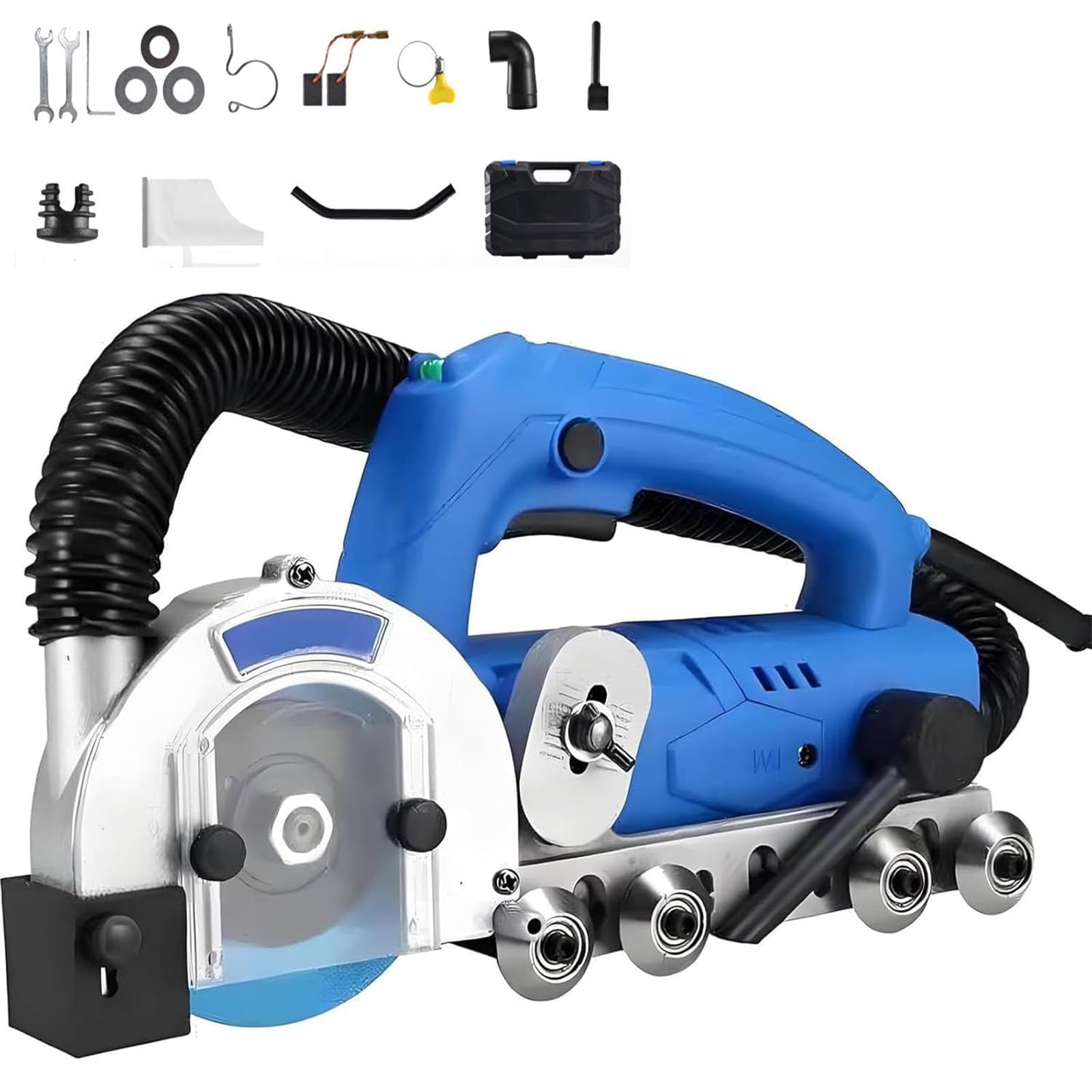 Taglia Piastrelle ad Acqua Elettrica 1200W Macchina per Stuccare Spazi con Spessore Lama 1.2mm per Manutentori Hotel Macchina per la Pulizia delle Fughe E