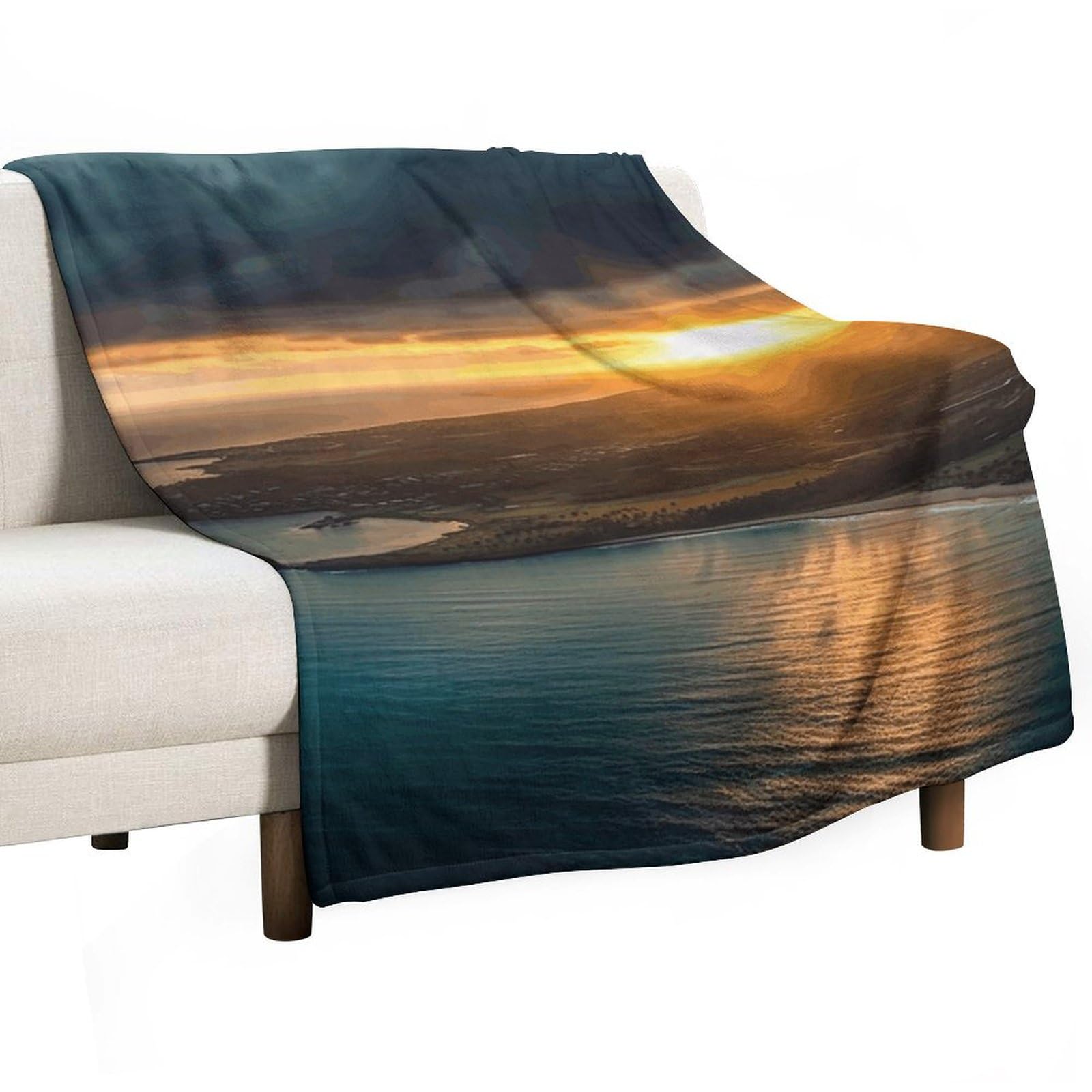 Couverture polaire canapé douce plaid lit chaud toutes saisons 127x177