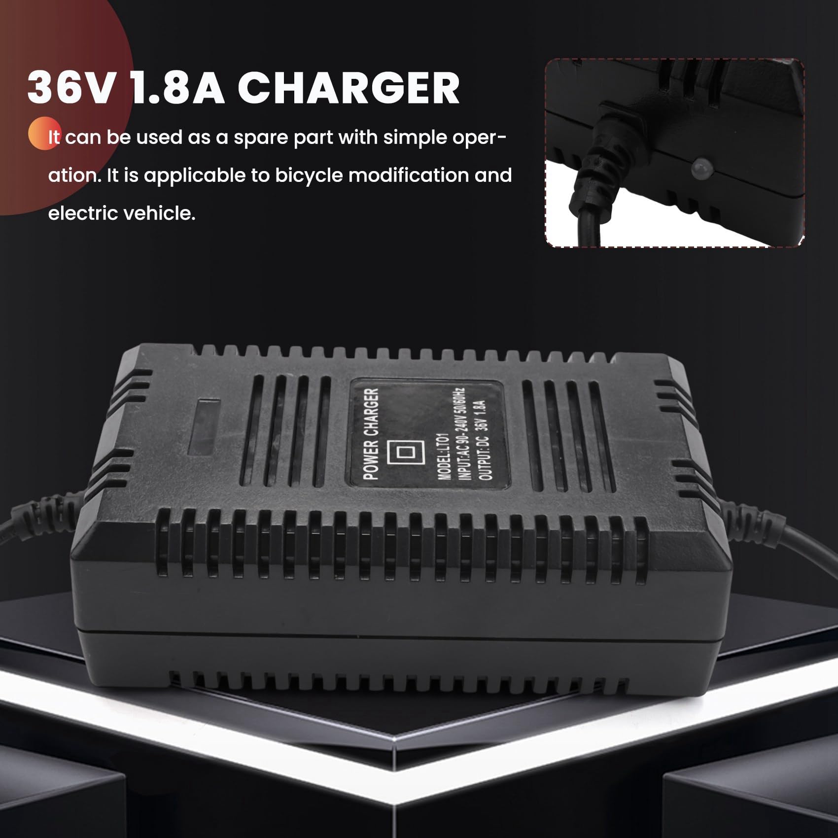 2X 36V 1.8A Chargeur de Batterie Au Plomb Chargeur de Fauteuil Roulant Chargeur de Chariot de Golf Vélo électrique Scooter Adaptateur Secteur Prise Européenne