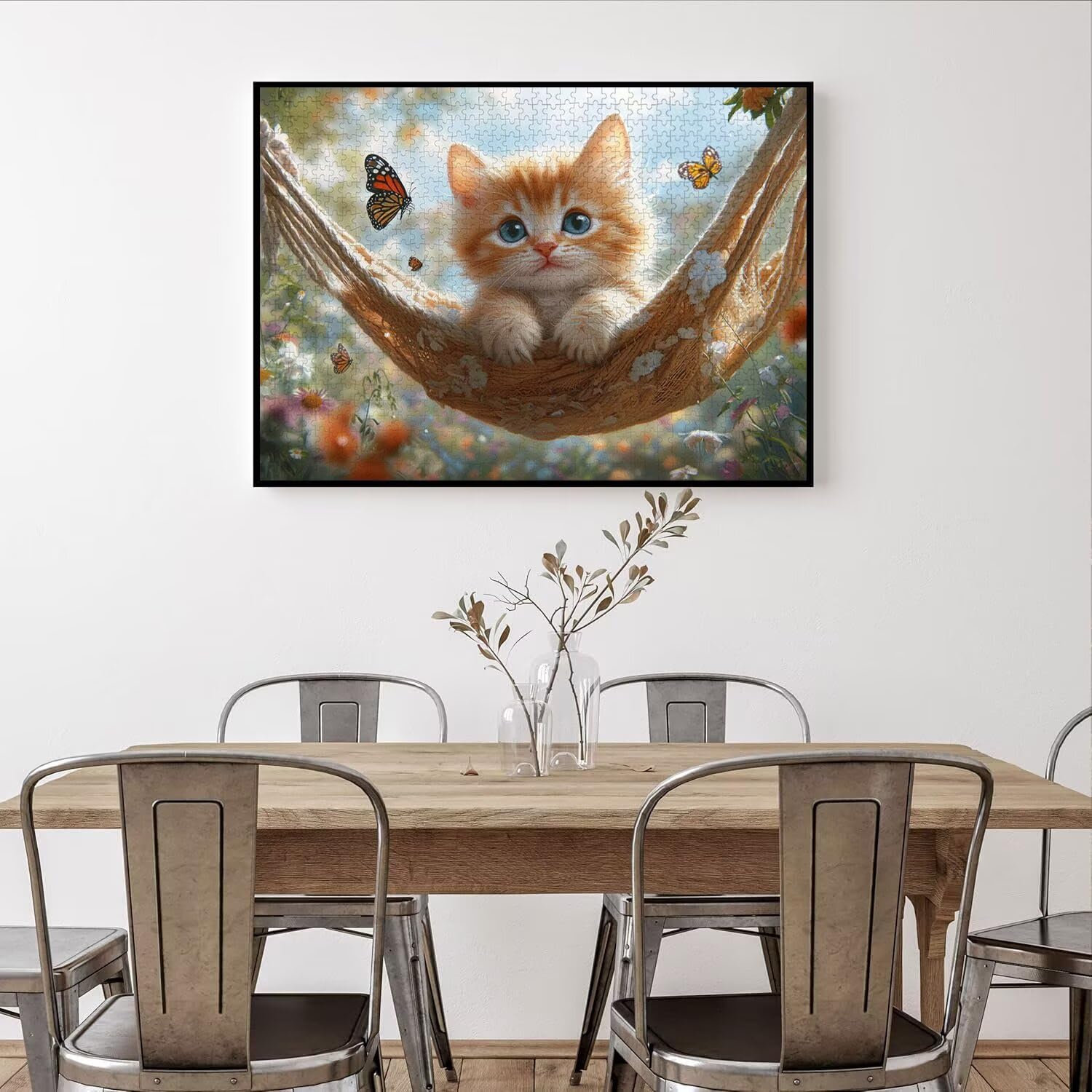 Puzzle 4000 Pezzi primavera Puzzle Classici per Gioco Familiare, n-77 | Impossibile Puzzles, Intrattenimento Creativo, Rilassamento e Intelligence, Regalo per Amore e Amico, Decorazioni Casa, gatto