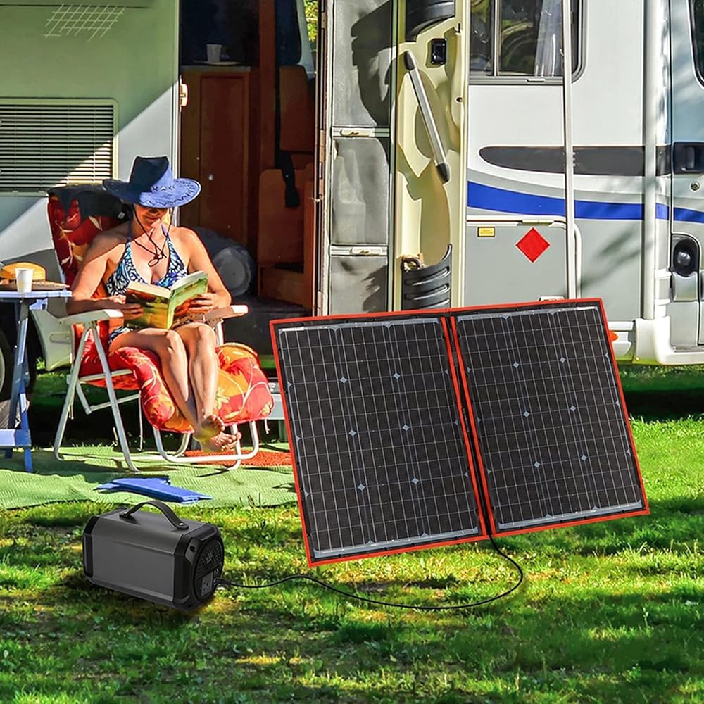 Station d'alimentation portable, batterie au lithium de secours de 300 W, onde sinusoïdale pure, générateur solaire, convient pour le camping, les camping-cars, les urgences à la maison