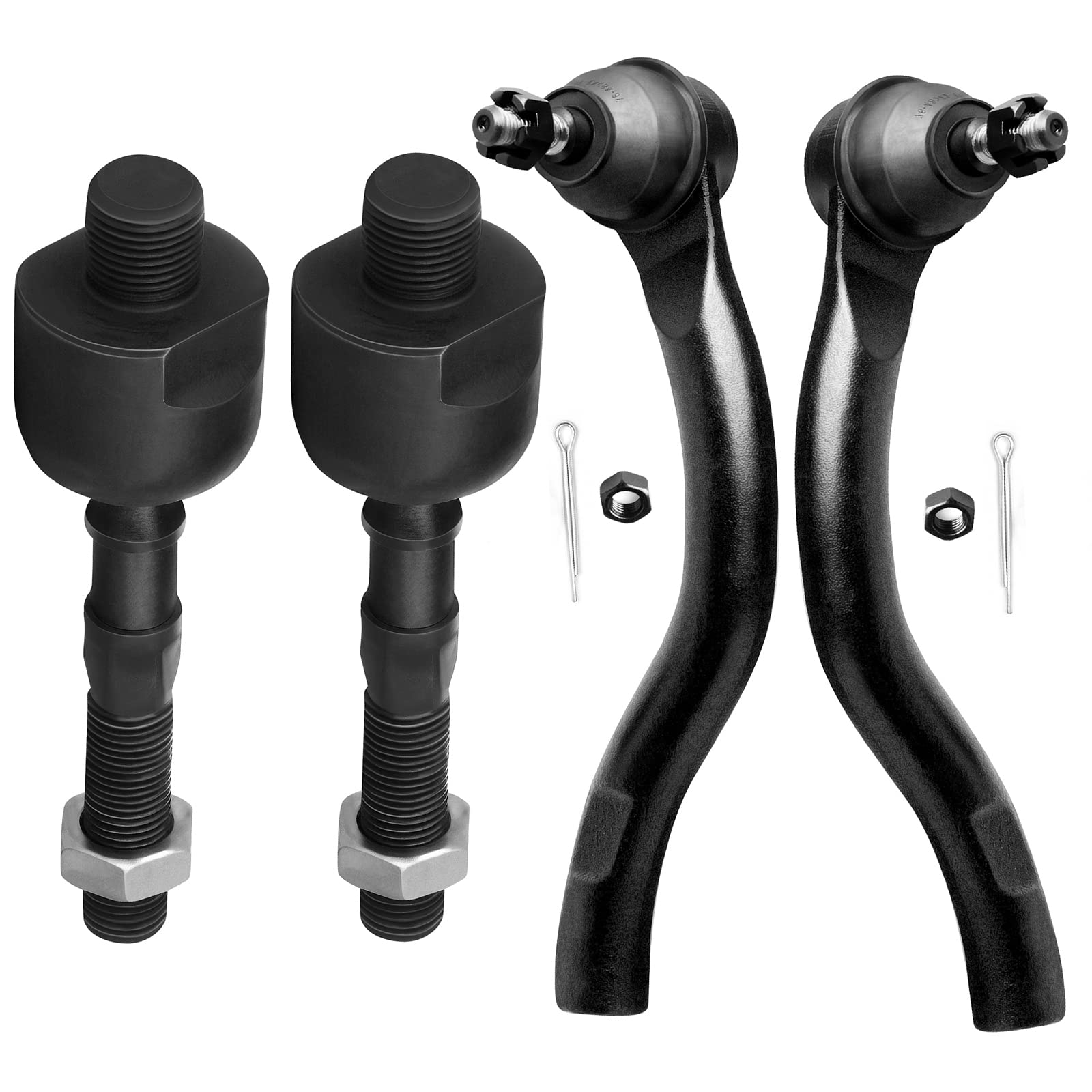 Amazon.com: SCITOO 4pcs Front Suspension Kit Inner Tie Rod End