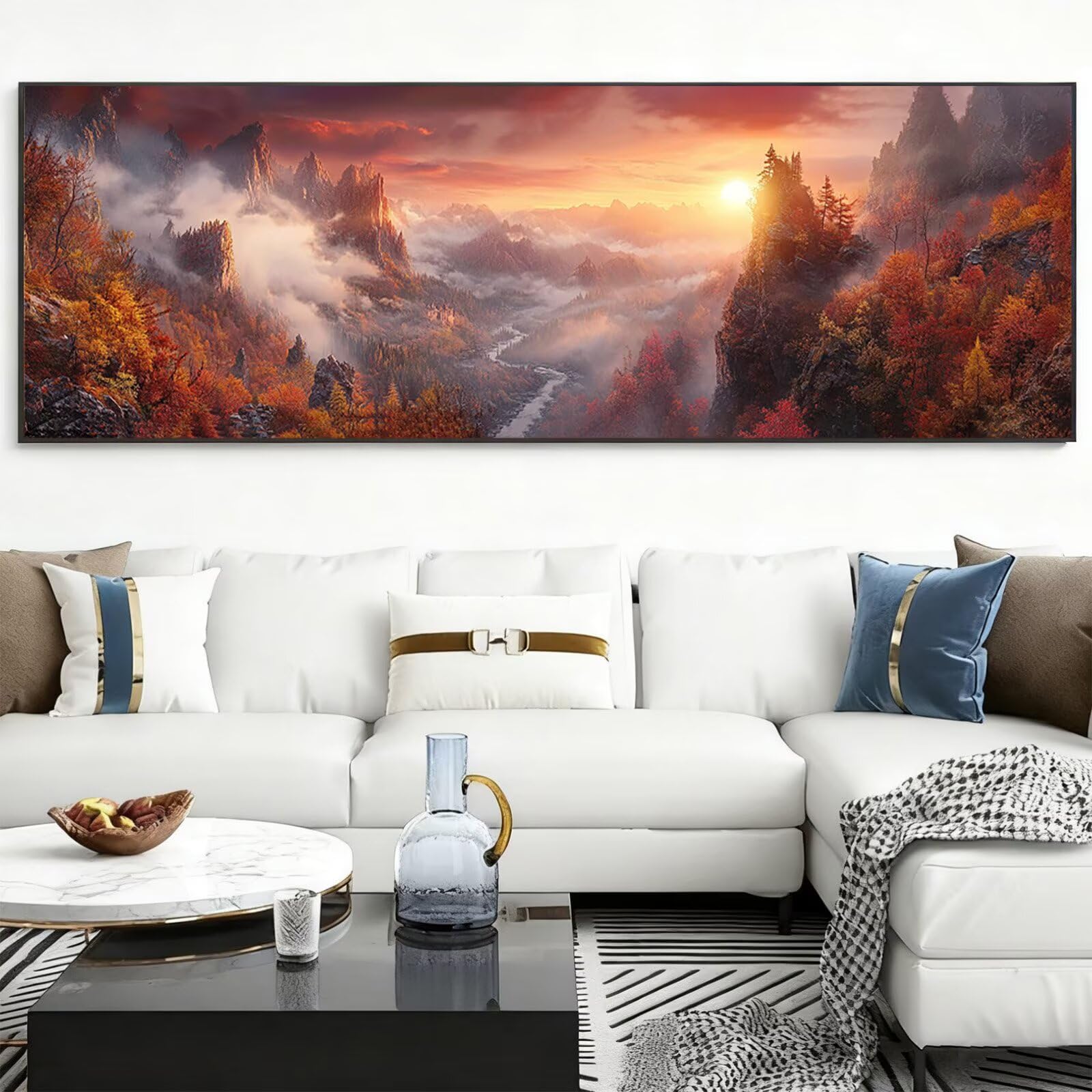 Model 469 diamentowy obraz 5D, obraz diamentowy 5D, duży, 80 x 240 cm, "zrób to sam", zestaw do majsterkowania, dla początkujących, dekoracja ścienna do sypialni, model 469