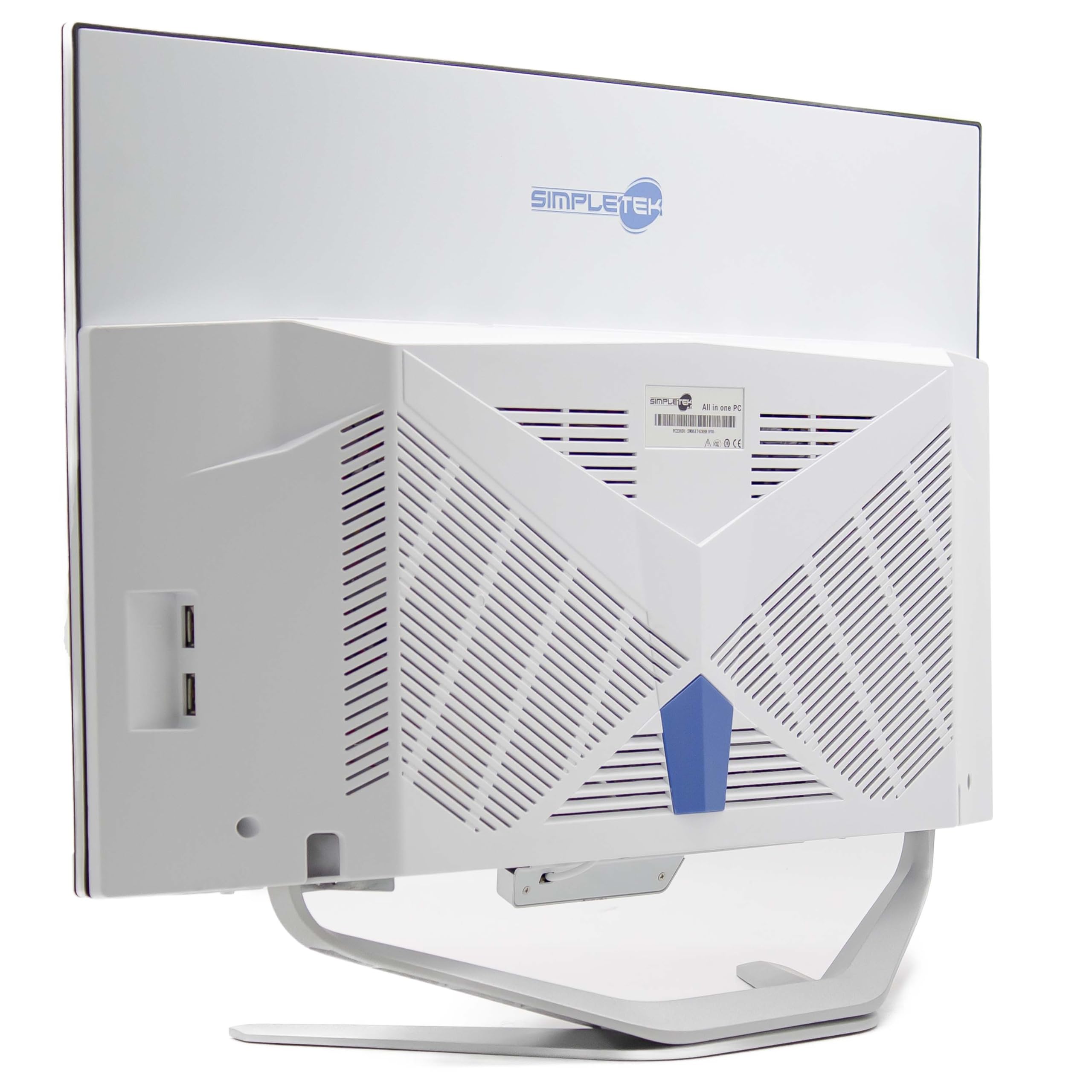 SIMPLETEK - PC All in One con Schermo Curvo 24" Core i3 | Windows 10 Pro | 8GB RAM SSD 480GB | Ideale per Ufficio, Scuola, Casa