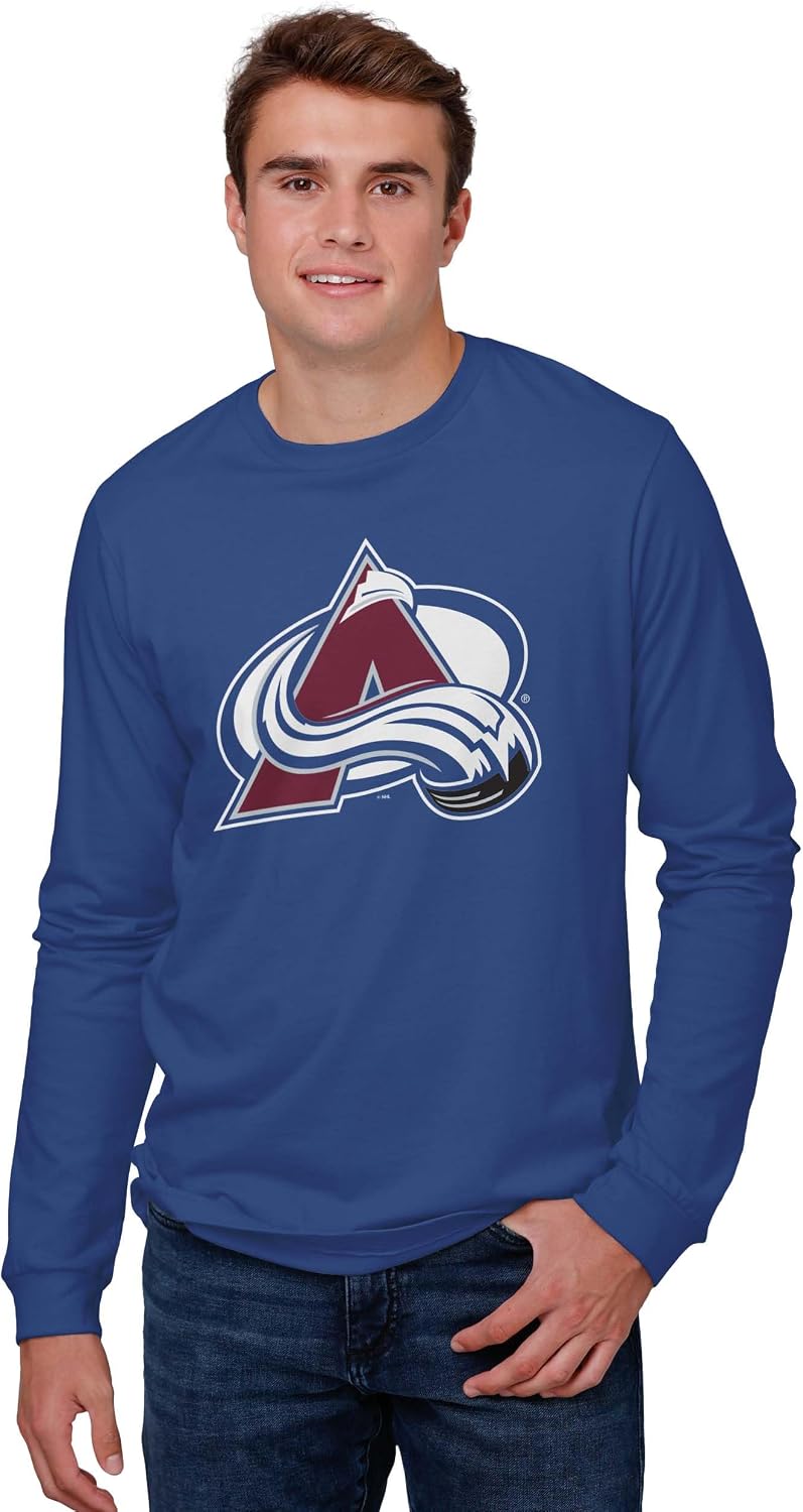 FOCO NHL Mens NHL Primary Team Logo Long Sleeve T-Shirt