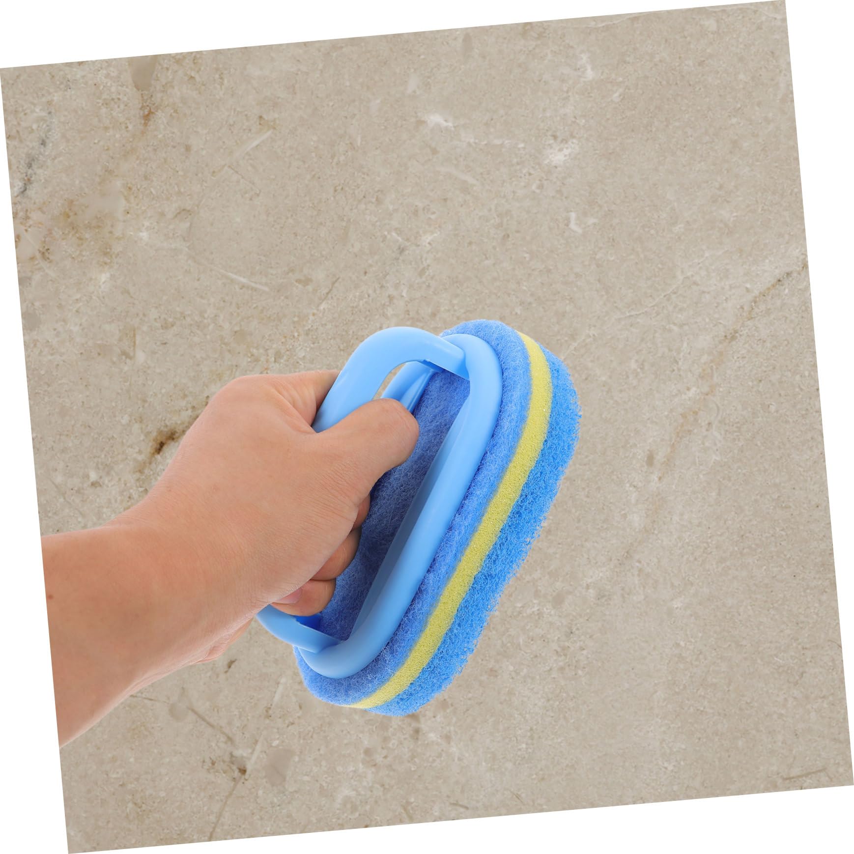 SHERCHPRY 5 Series Cepillo De Esponja Limpiador De Esponja Pincel Esponja para Fregar Baño Depuración Azul Bañera Ducha Cepillo De Agarre Cómodo Cepillo para La Limpieza PD Blue 2 Piezas X 5