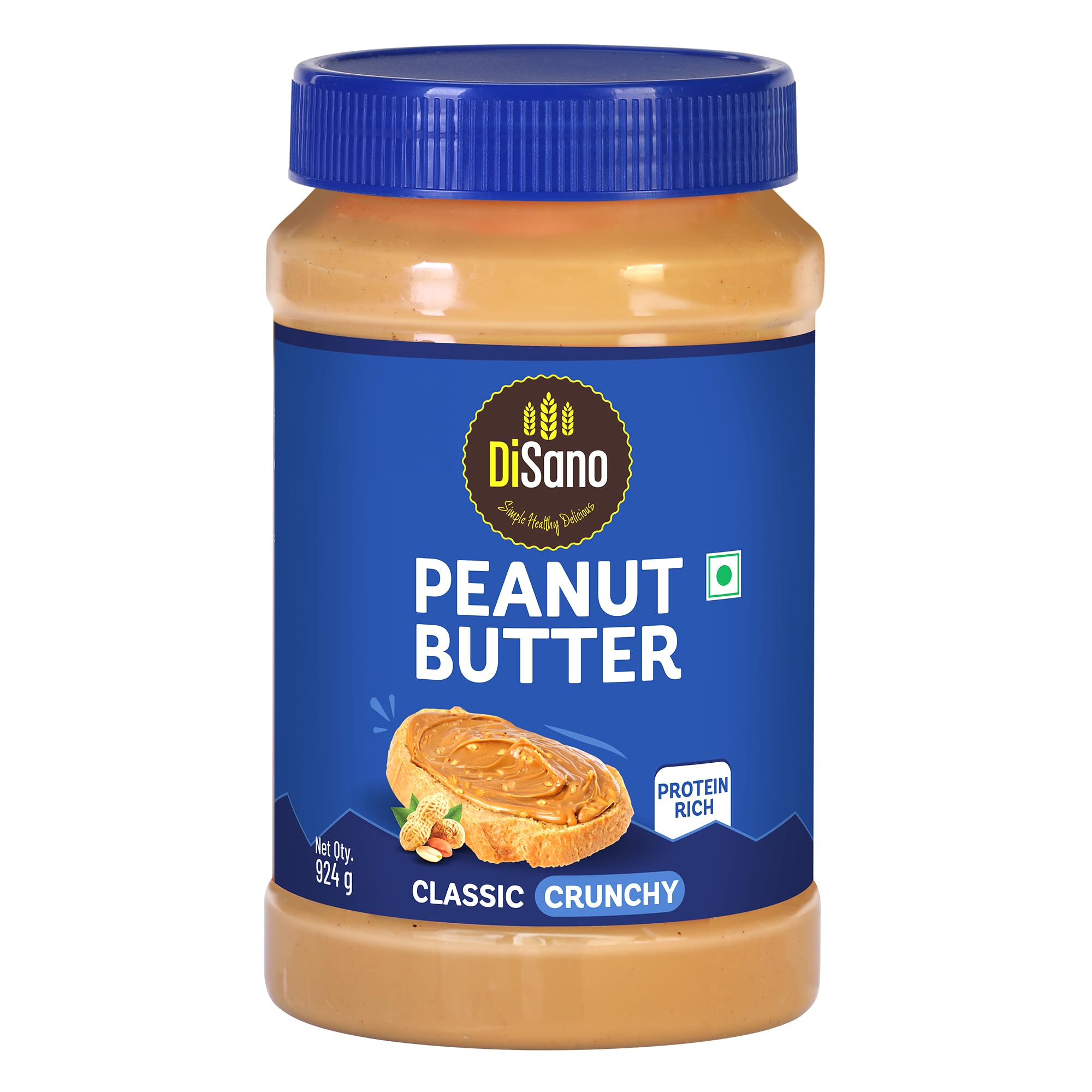 DiSano Peanut Butter, Crunchy, Classic, 25% Protein with Vitamins & Minerals, 924 grams (B0BFDJNDBT) Amazon Price History, Amazon Price Tracker