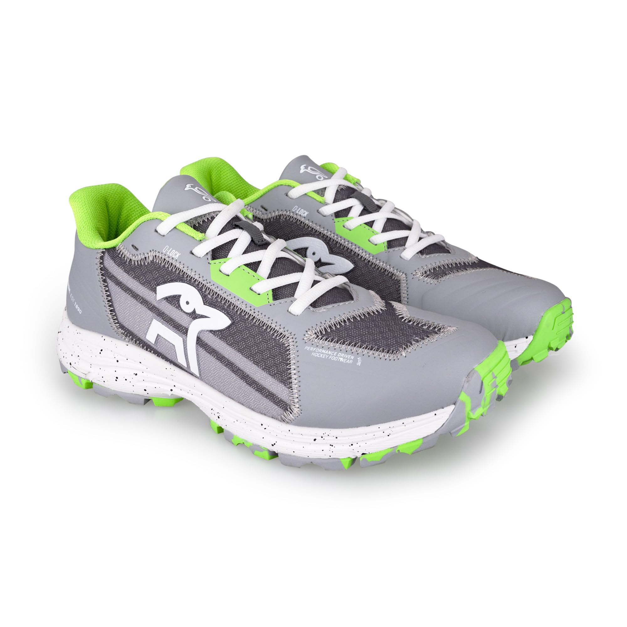 Kookaburra Edge - Zapato de Hockey Ligero, Cordones Q Lock, Agarre Elite
