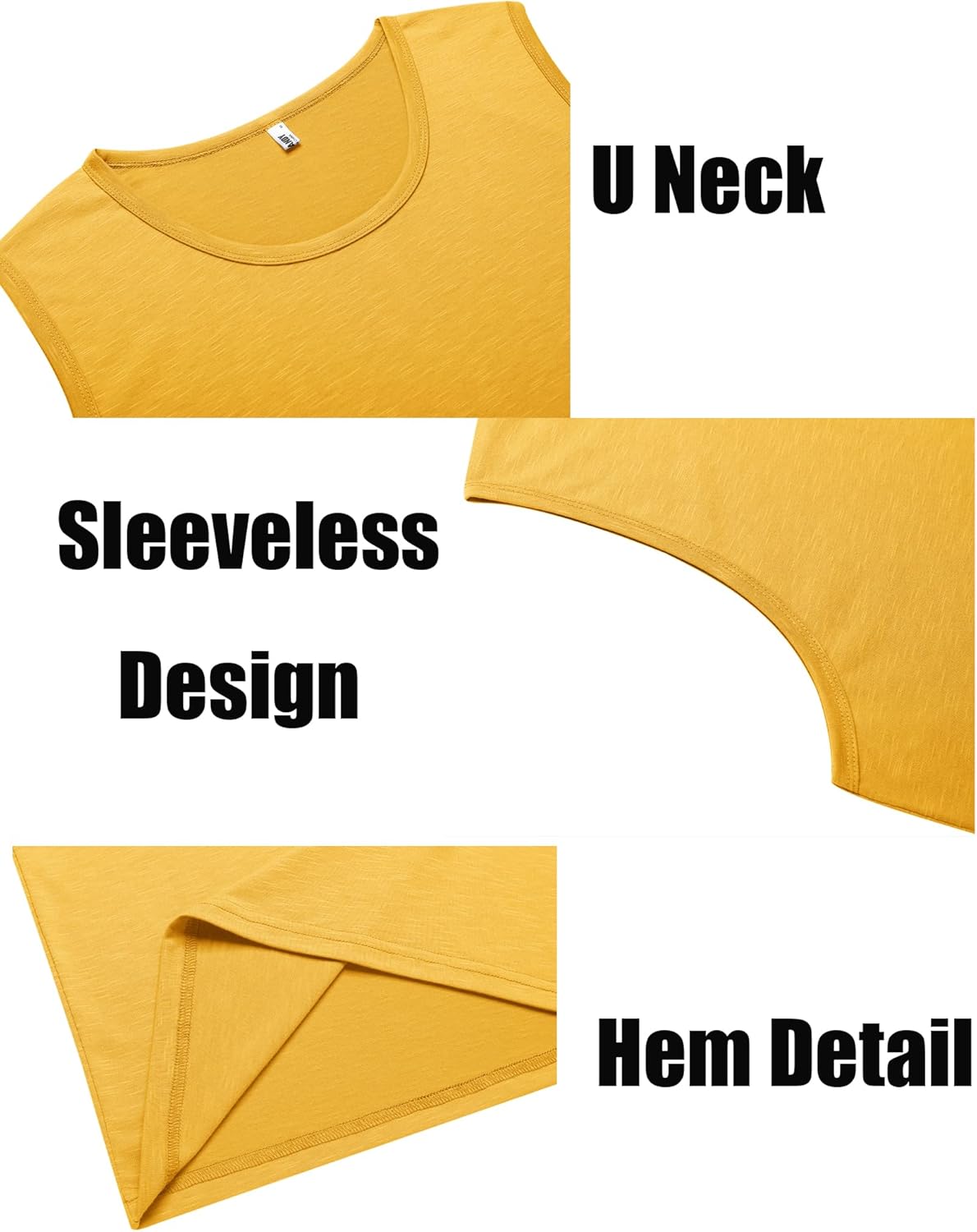 COOFANDY Men's Workout Tank Top 2 Pack Casual Soft Sleeveless Gym Muscle Shirts Bodybuilding Tee - Image 6