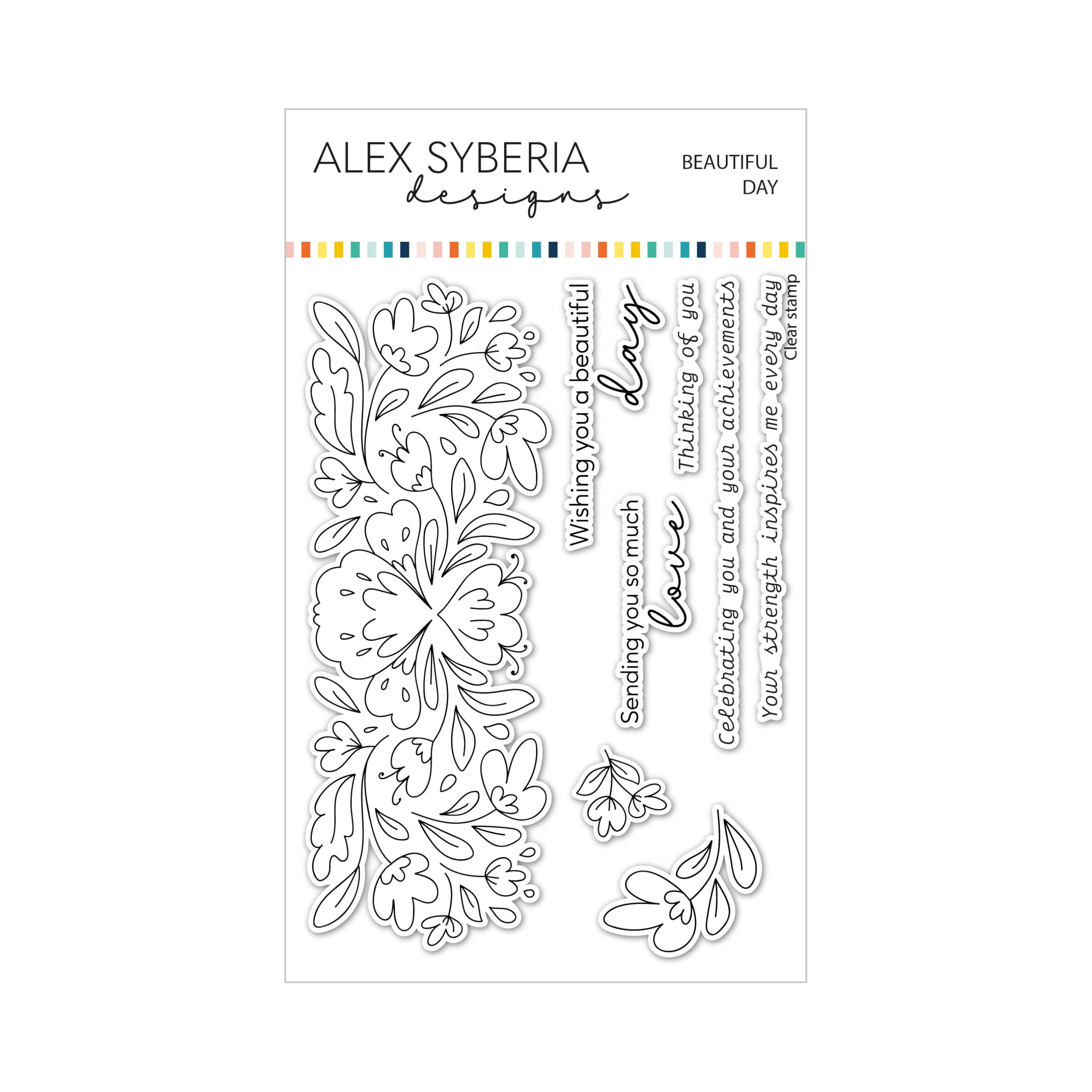 Alex Syberia Designs Beautiful Day Stamp Set