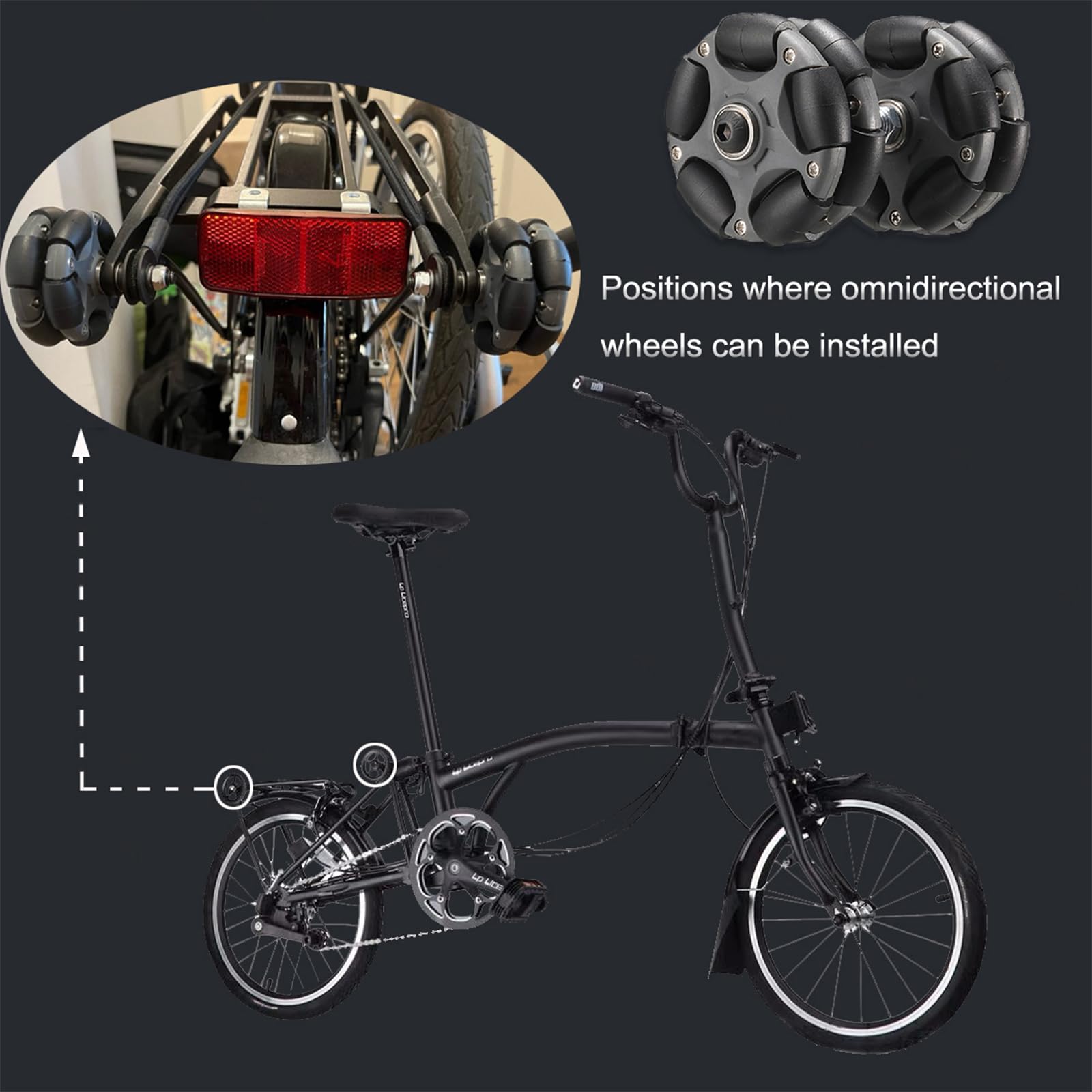 EERDER AL BROMPTON用ラック Amazon | Brompton コンプリートリアラックセット – ローラー
