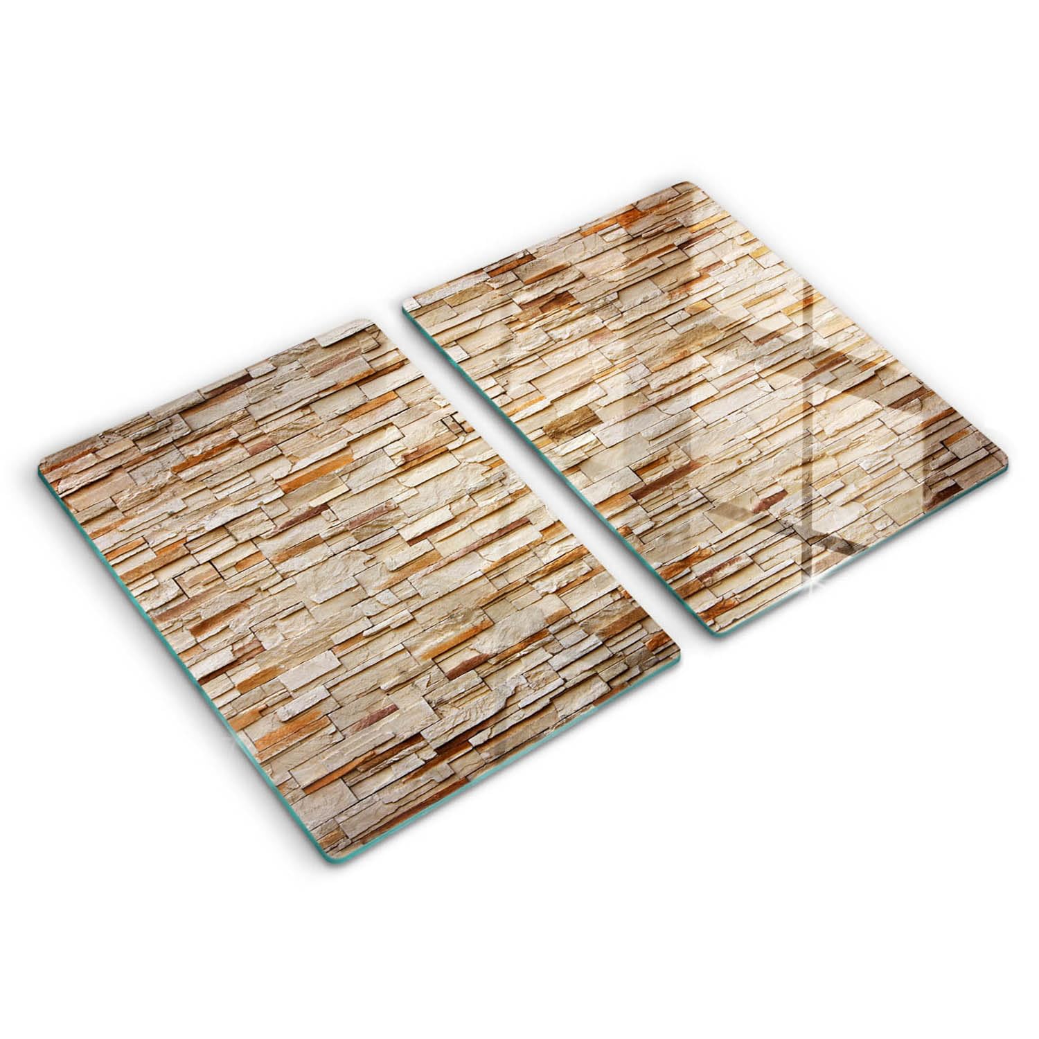 Planche à découper 2x40x52cm Wallfluent en matériau résistant motif pierres