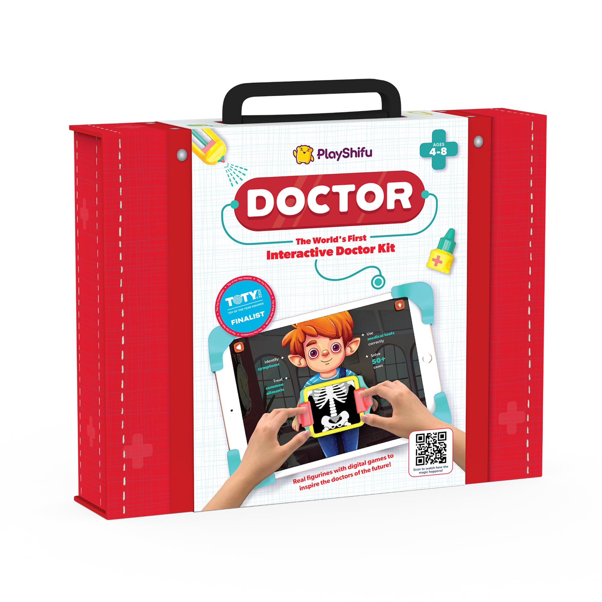 PlayShifu Tacto Doctor AR-Powered STEM Pretend Play Toys for Kids -STEM Kit with 3 Interactive Games and 100+ Fun Learning Levels (Doctor)