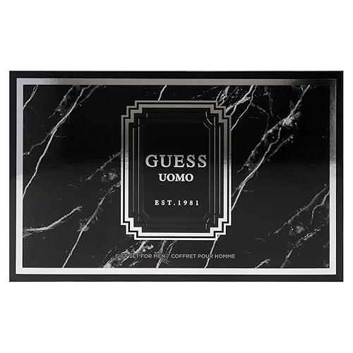 Miniatura 5 de Guess Uomo by Guess - Juego de regalo de 4 piezas de 3.4 onzas EDT en aerosol, spray corporal desodorante de 6 onzas, gel de ducha de 3.4 onzas