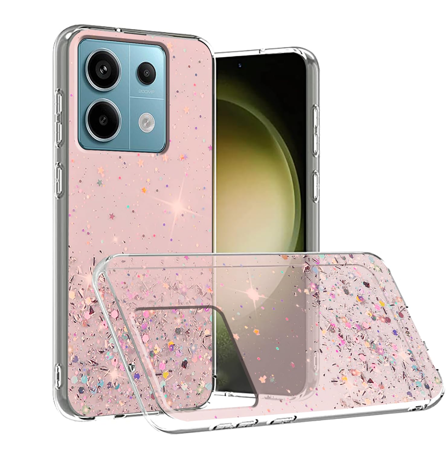 Custodia Vancle In Silicone Liquido Per Xiaomi Redmi Note 13 4G – Grigio, Antiurto E Antigraffio