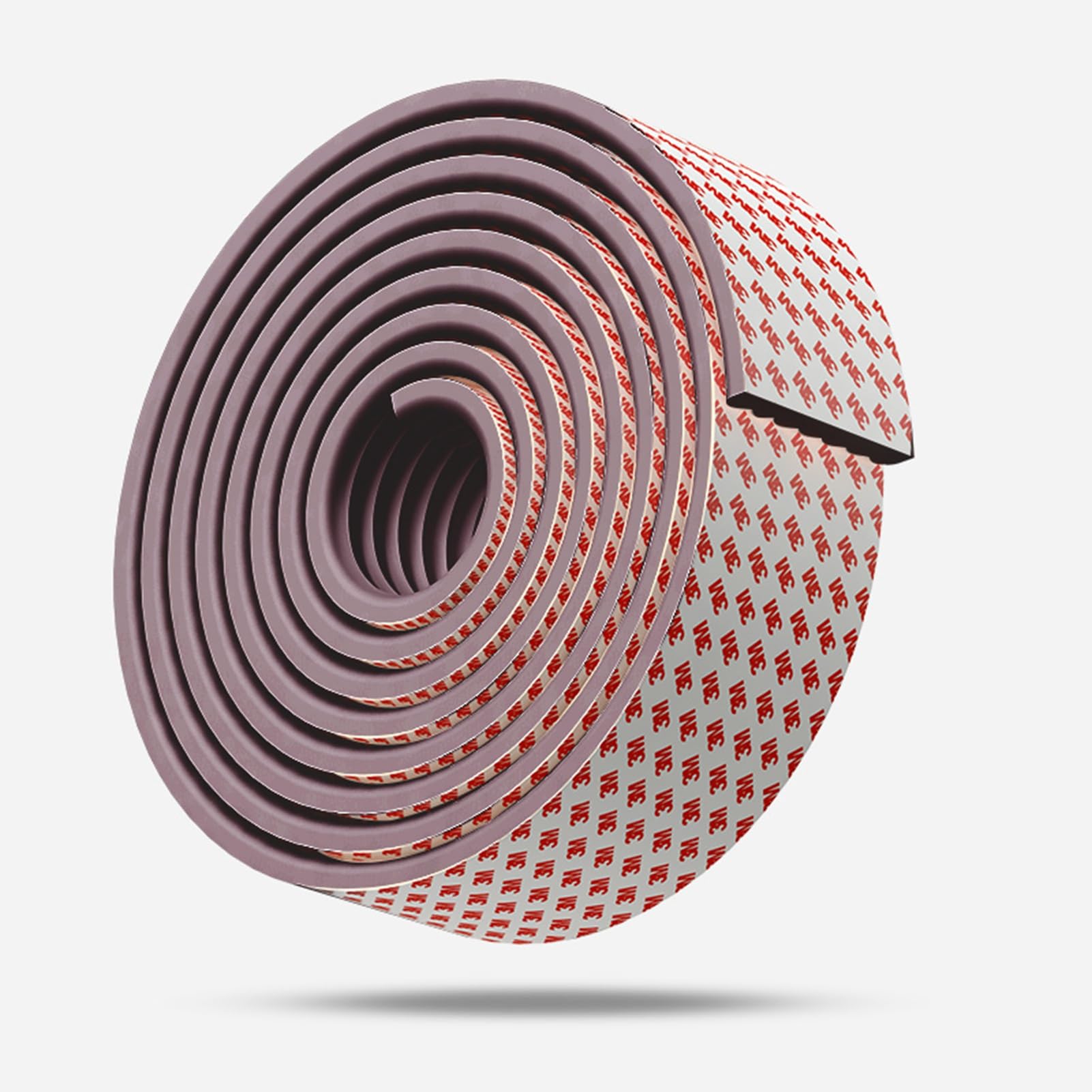 Protezione per Bordi, paraspigoli per mobili e paraurti di Sicurezza per Bordi, Cuscino per paraurti per mobili da Tavolo con Angoli acuti (Marrone 500 cm)