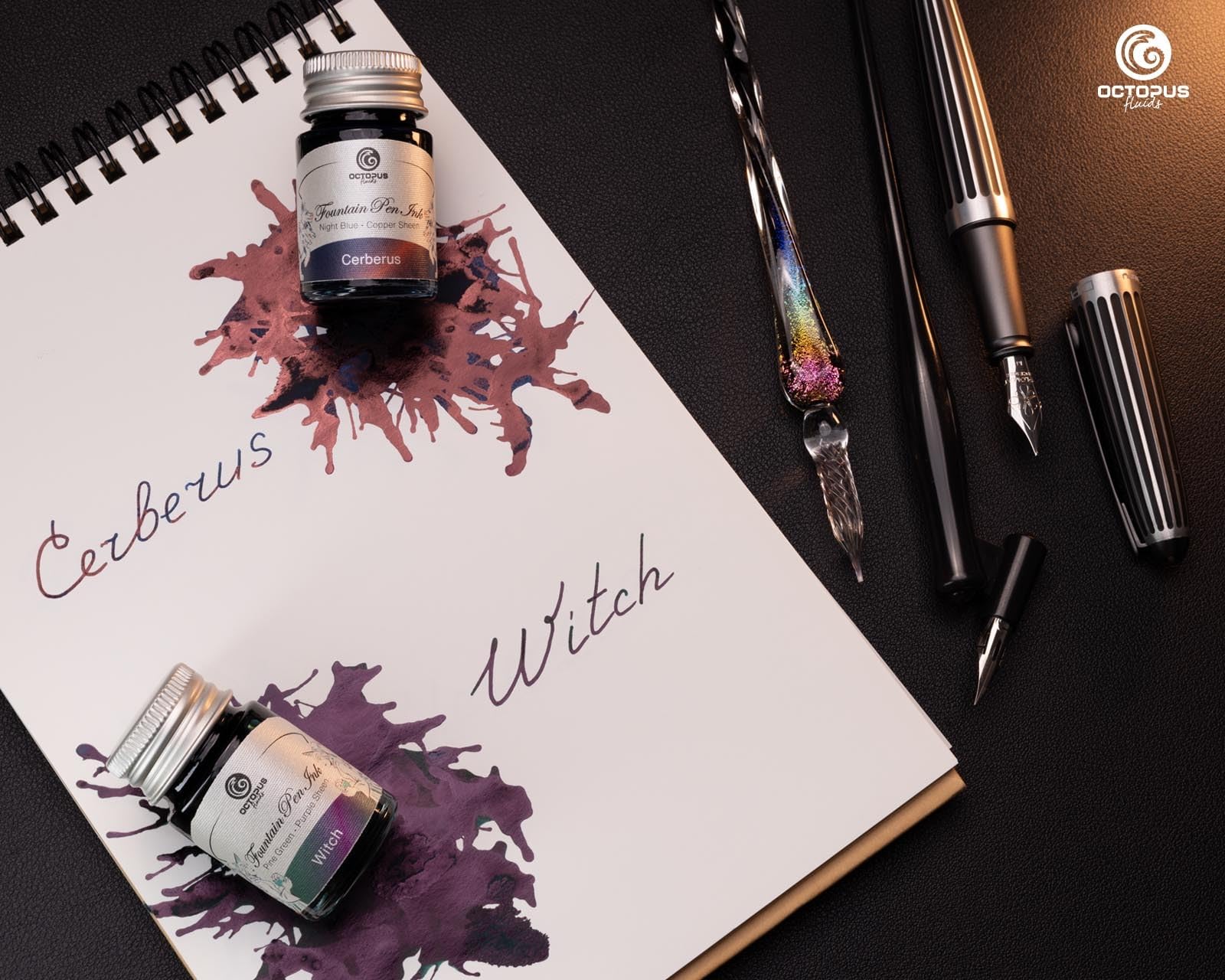 Sheen Ink Set 2, Zweifarb-Schreibtinten für Füllhalter, 6 x 10 ml