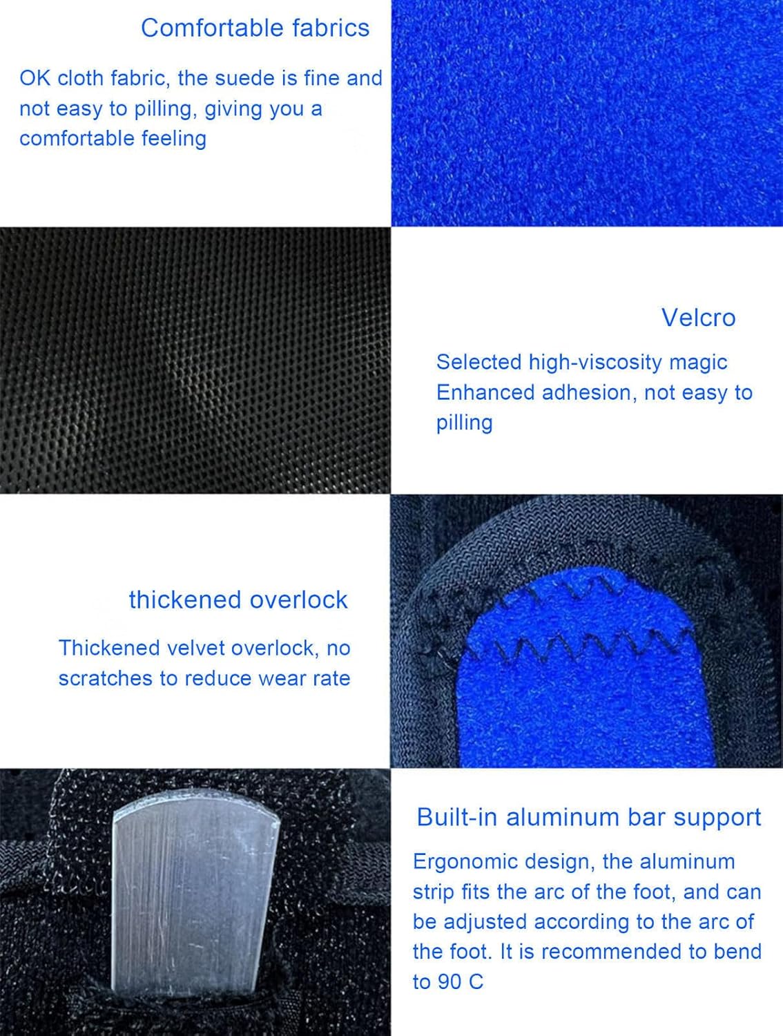 VIDECOR Plantar Fasciitis Relief Night Splint, Upgraded Foot Drop Orthotic Brace Ankle Braces for Men Women, Adjustable Night Splint for Plantar Fasciitis Arch Foot Pain,C