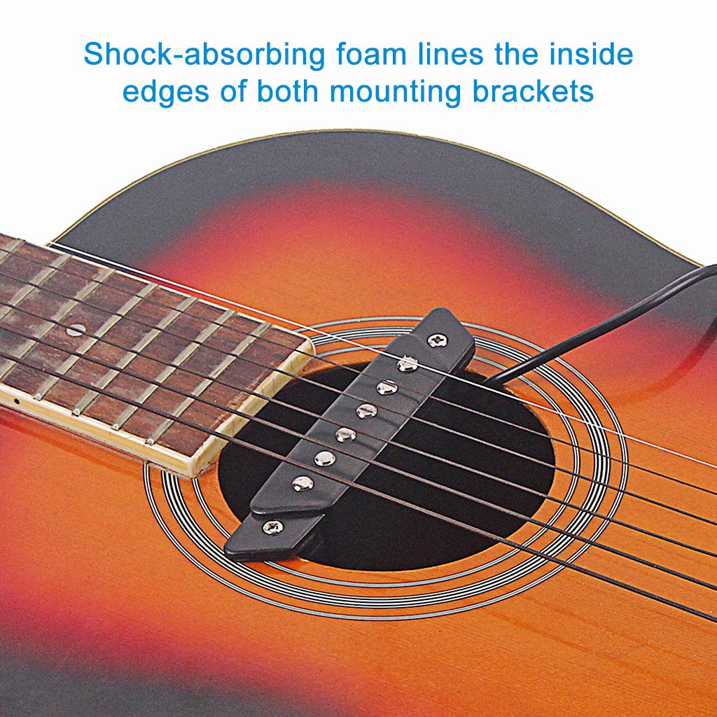Alnicov Chitarre Pick-up Soundhole Con Uscita Da 6.35mm Per Chitarre Acustiche