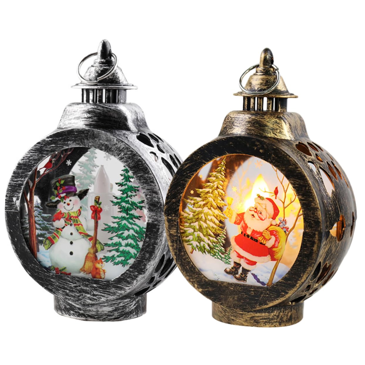 Vintage lantern christmas ornaments Clearance