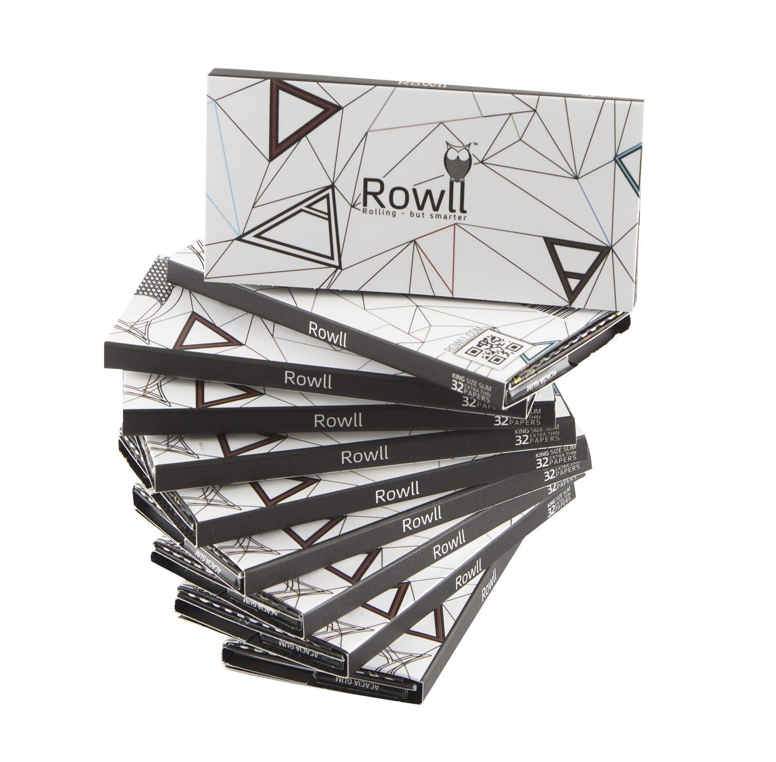 Buy ROWLL Rolling Papers King Size with Patented Grinder and Filter Tips and Rolling Tray and