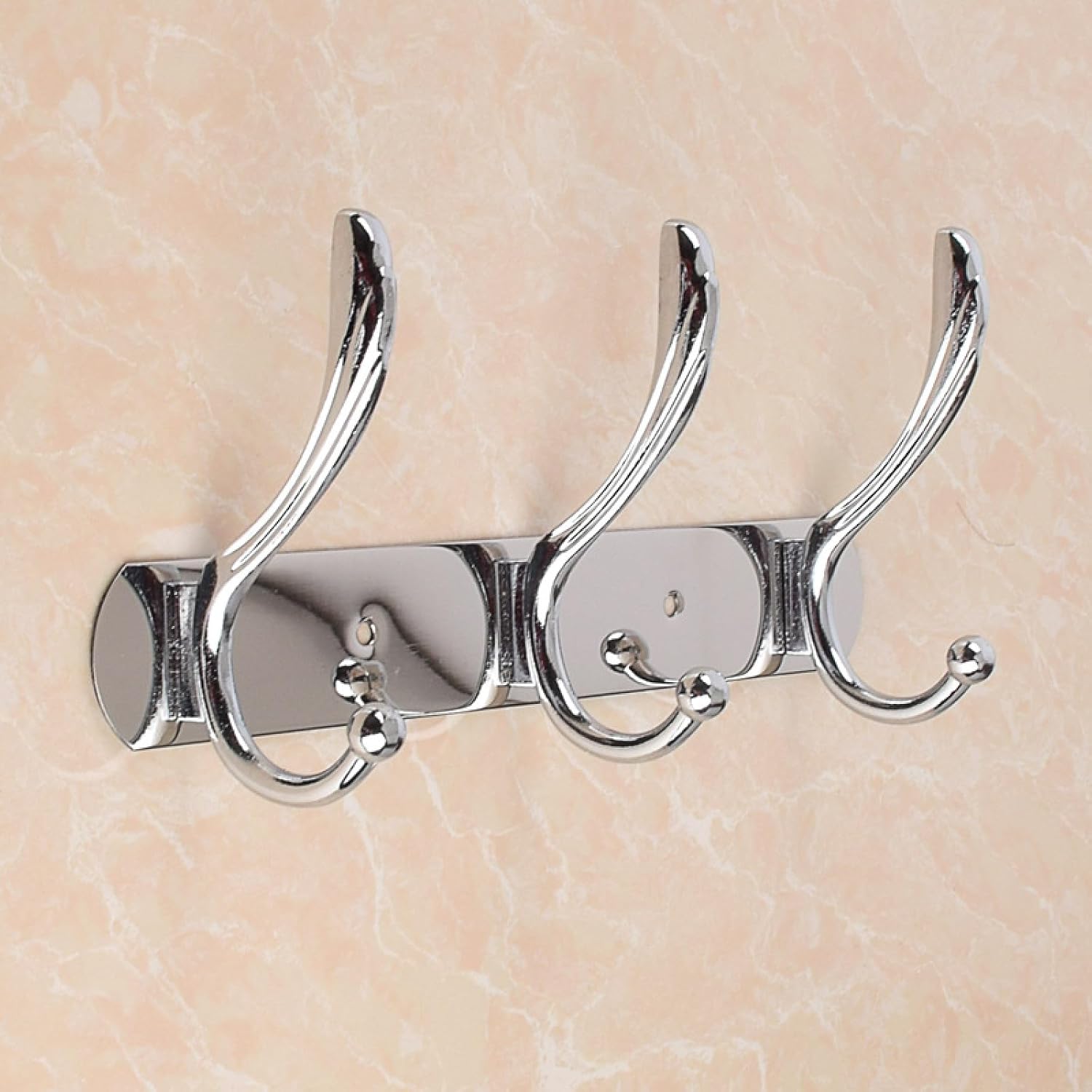 Wall Hook，Door Hook, Coat Hooks Coat Hook Row Hook Clothes Hook Towel Storage Hook Wall Hook Upper and Lower Hook Design Wall Hanging