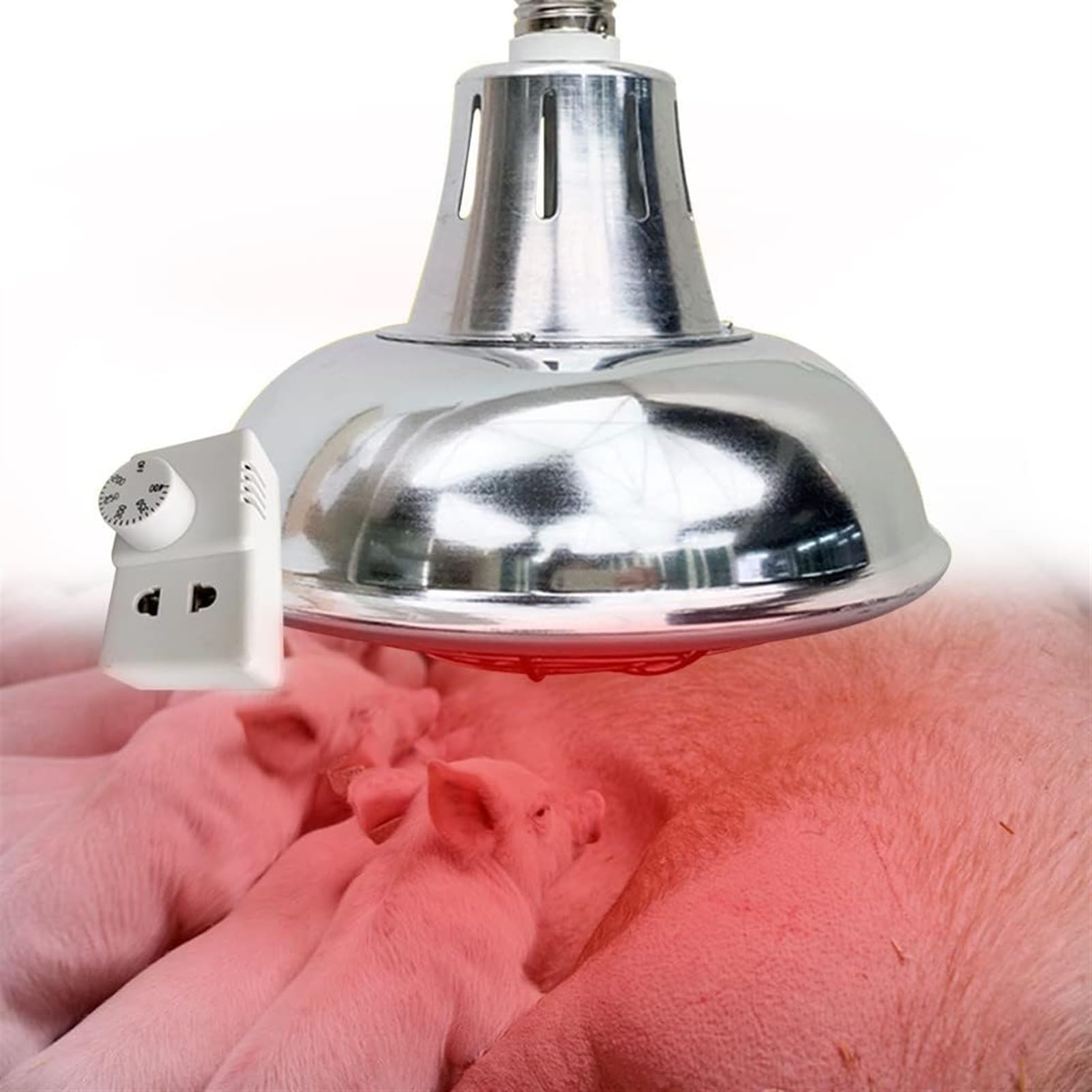 Lampa grzewcza dla drobiu 220V/400W dla piskląt, lampa grzewcza na podczerwień E27 dla piskląt żółwie gadów szczenięta, lampa grzewcza na podczerwień dla piskląt żółwie gadów Cuc