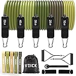 VEICK Resistance Bands, Exercise Bands, Workout Bands, Resistance Bands for Working Out with Handles for Men and Women, Exercising Bands for Fitness Weights Work Out at Home