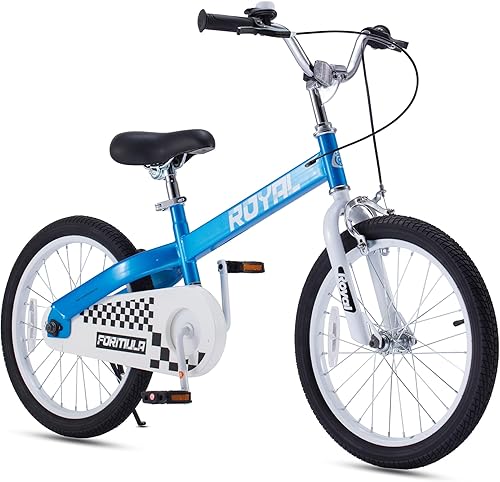 RoyalBaby Formula Kids Bike - Bicicleta de ruedas de 20 pulgadas con soporte para niños y niñas, a partir de 7 años