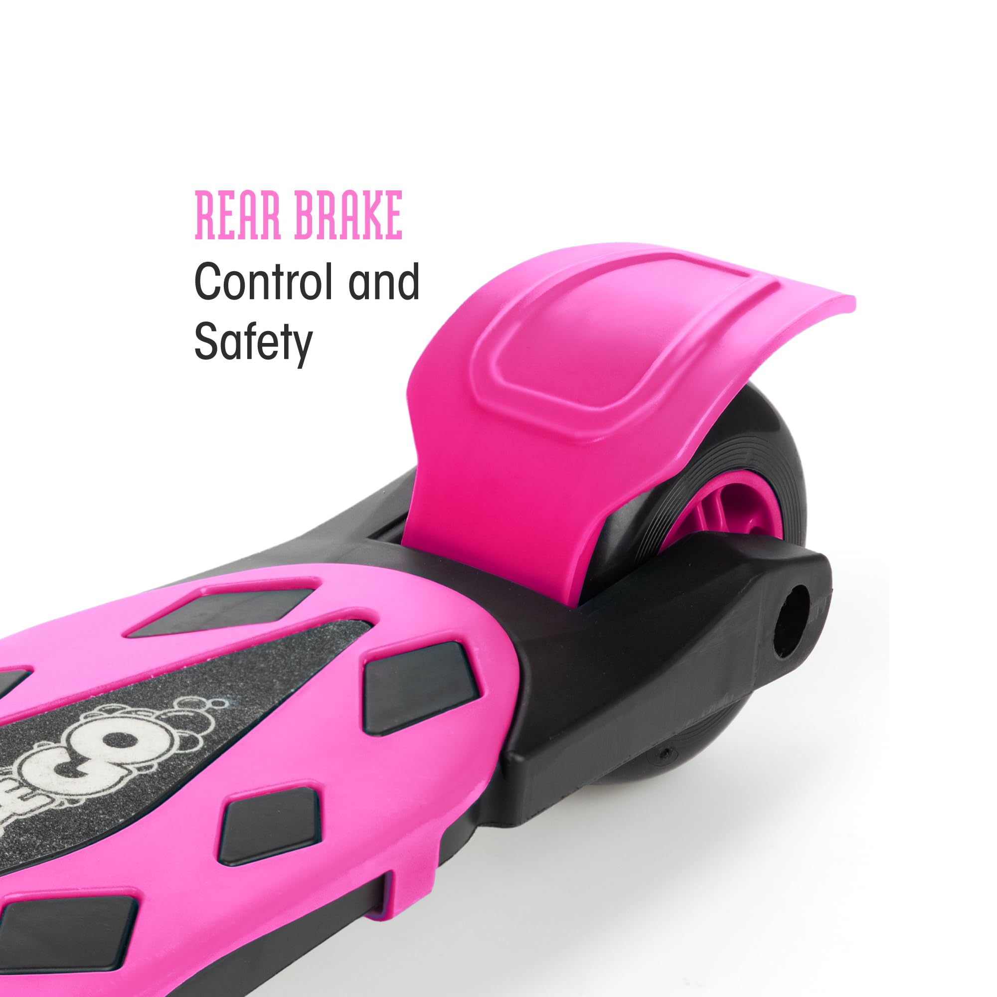Xootz Kids Bubble Go Faltbarer Tretroller 3 Räder Tri-Scooter mit Seifenblasenmaschine Neigung und Drehung Alter 3+ Rosa | 3-Rad-Kinderroller mit Seifenblasenmaschine, verstellbar, faltbarer Tri-Scooter für Kleinkinder, Balance und Lean to Steer